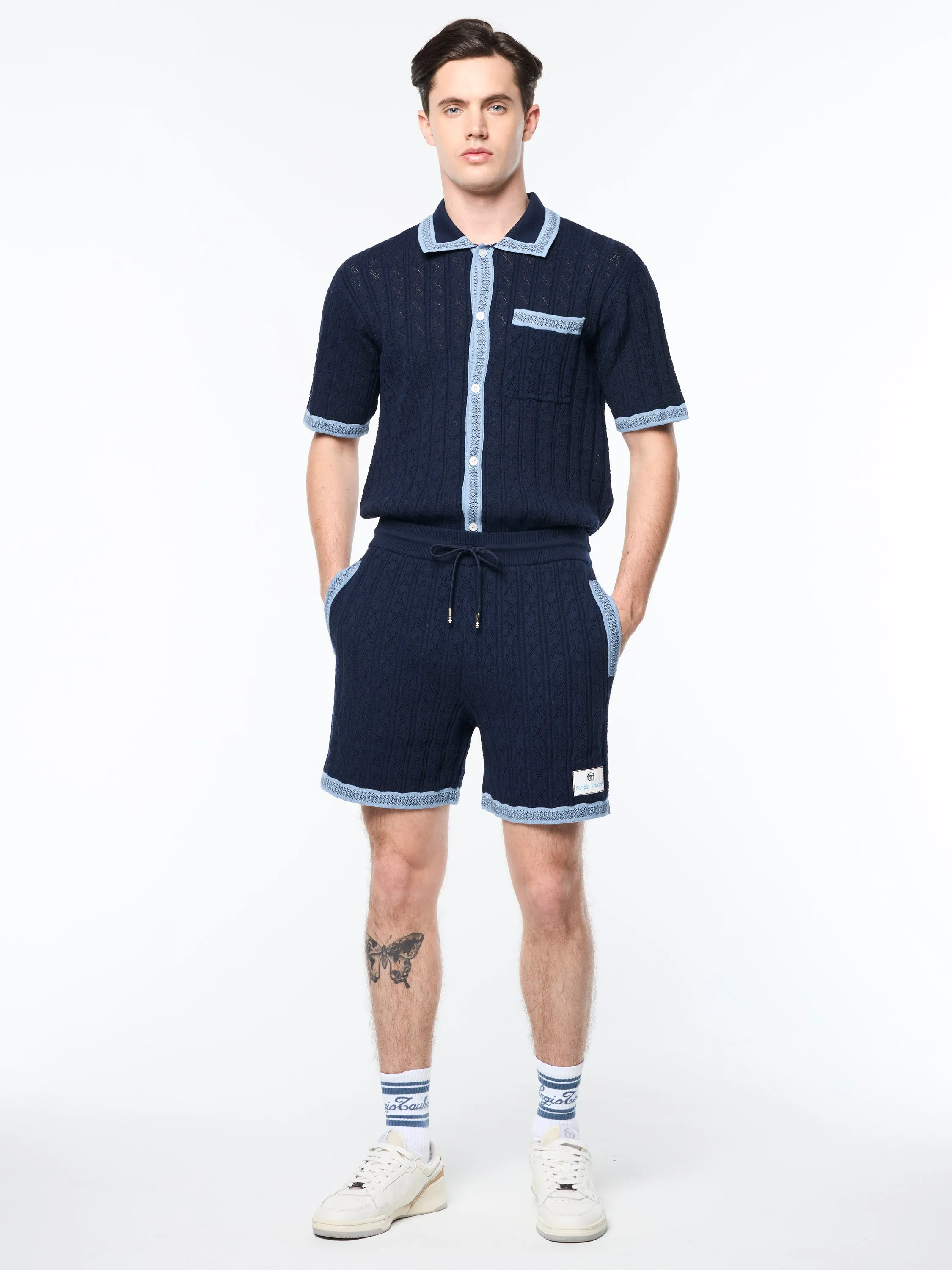 Aldo Pointelle Short- Maritime Blue sold by Sergio Tacchini product image thumbnail 3