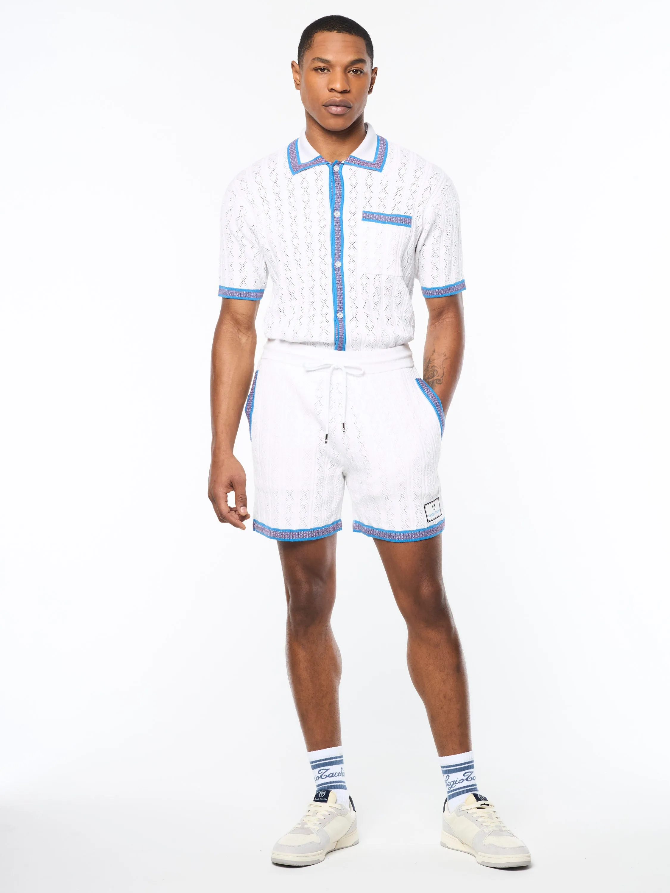 Aldo Pointelle Short- Brilliant White sold by Sergio Tacchini product image thumbnail 3