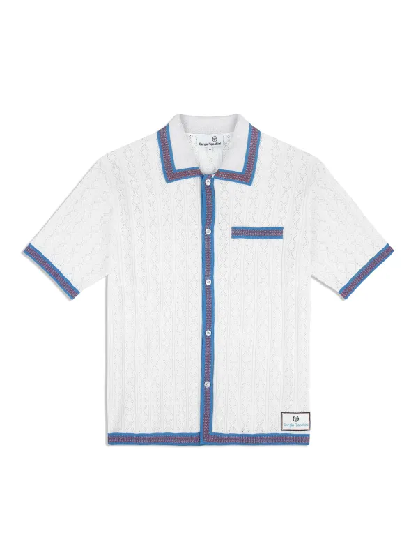 Aldo Pointelle Polo- Brilliant White sold by Sergio Tacchini