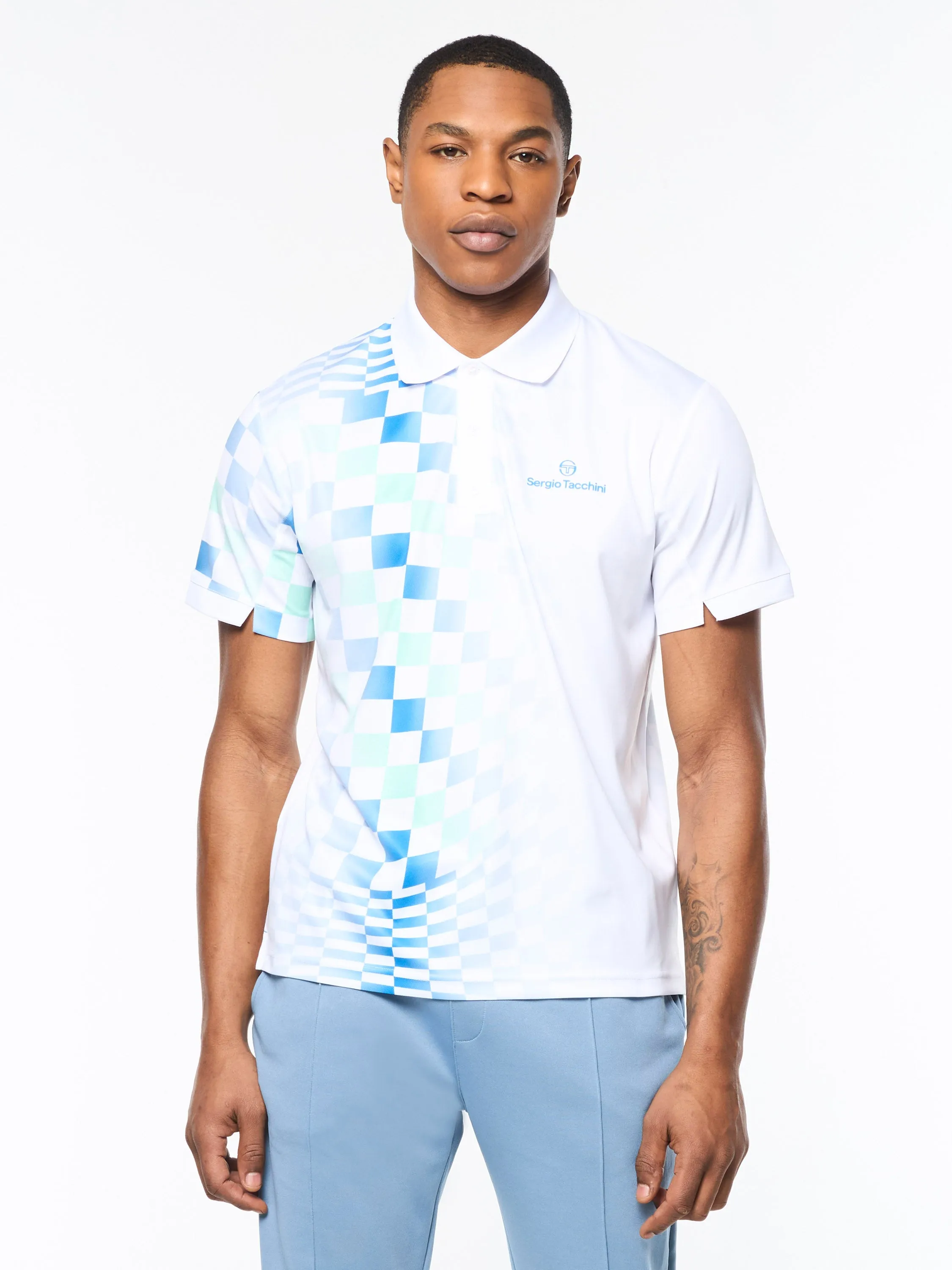 Luca Piqué Polo- Brilliant White sold by Sergio Tacchini product image thumbnail 2