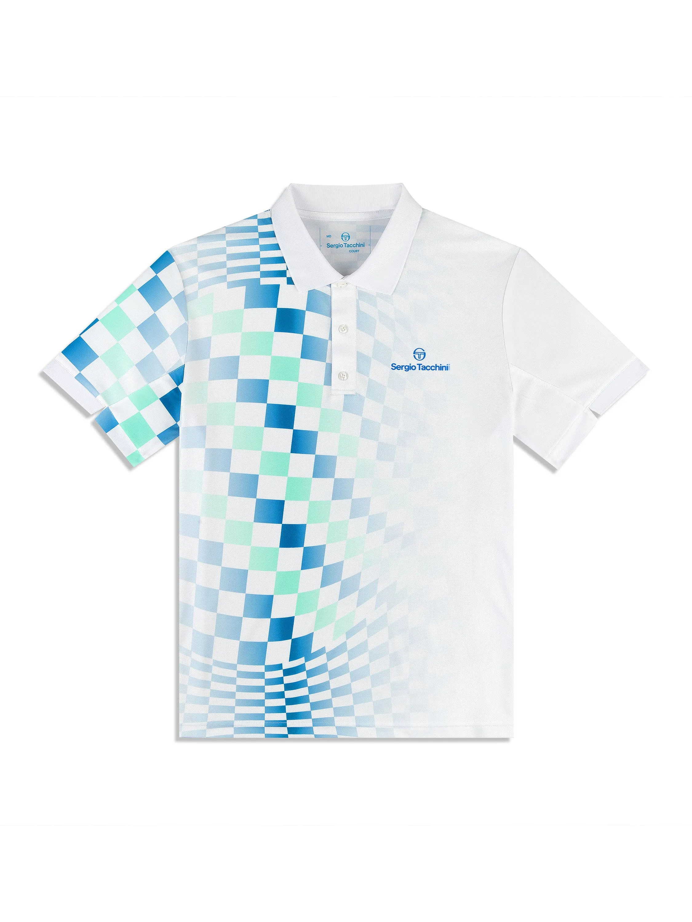 Luca Piqué Polo- Brilliant White sold by Sergio Tacchini