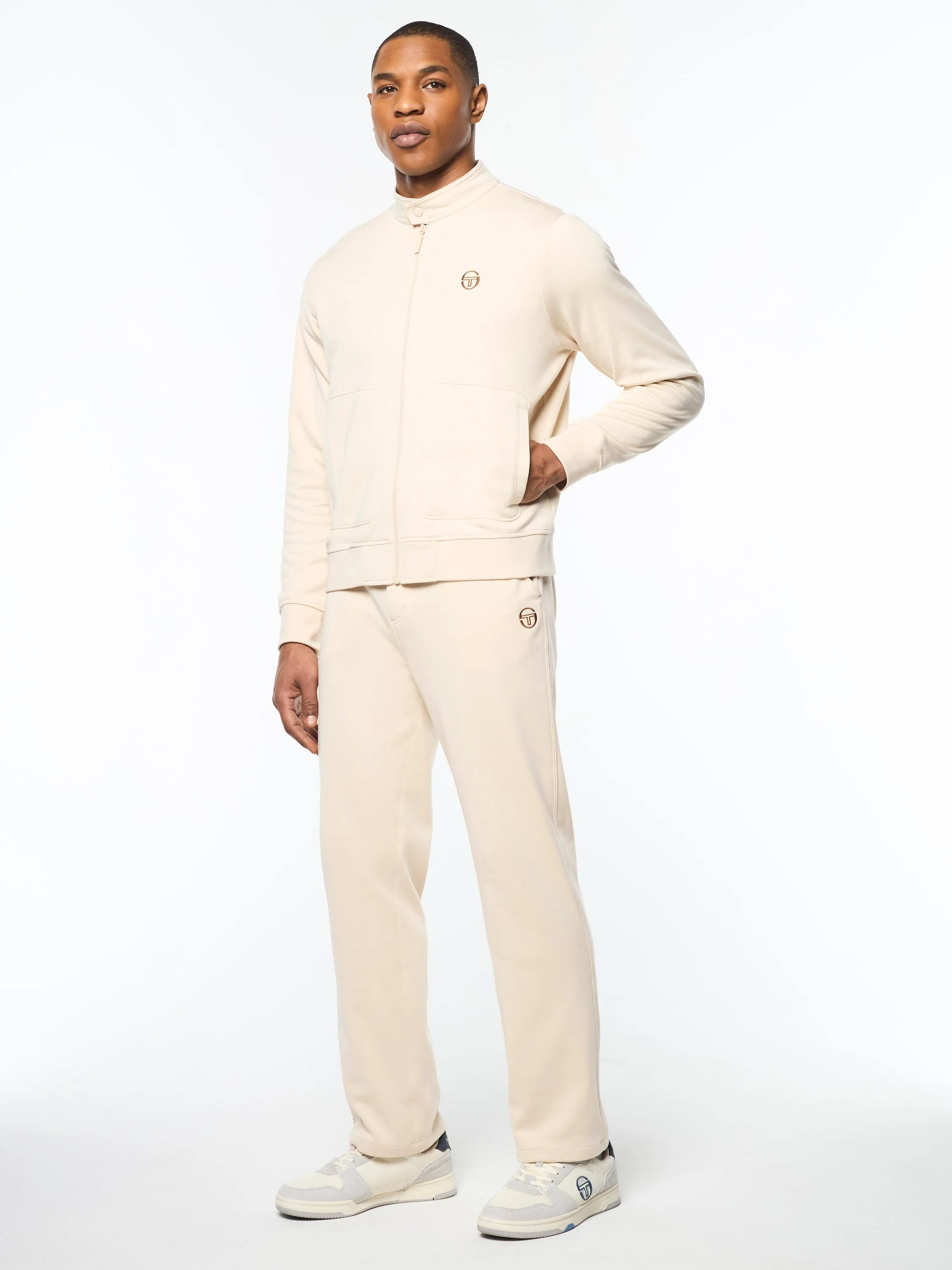 Sandro Track Jacket- Fog sold by Sergio Tacchini product image thumbnail 4