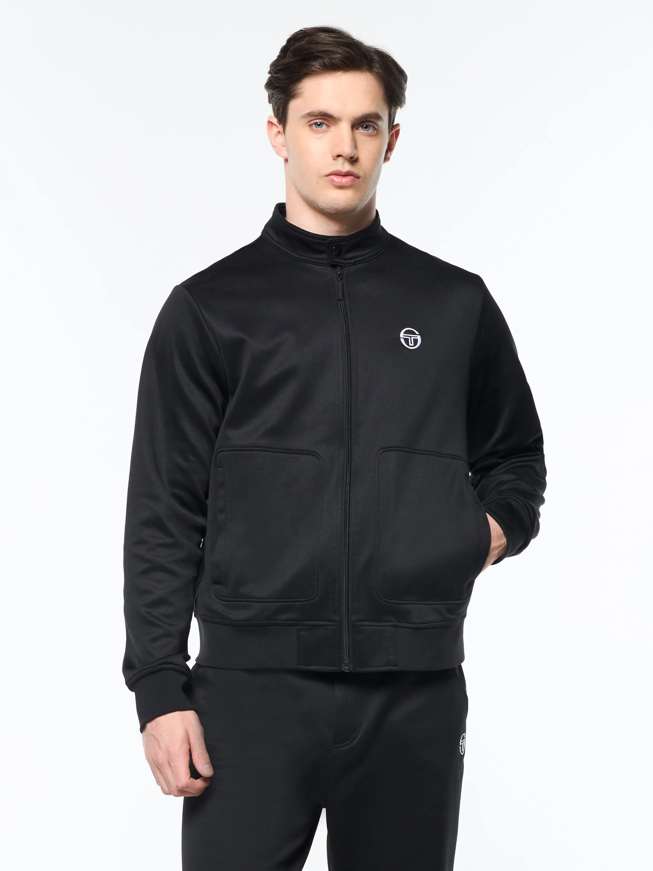 Sandro Track Jacket- Black Beauty sold by Sergio Tacchini product image thumbnail 2