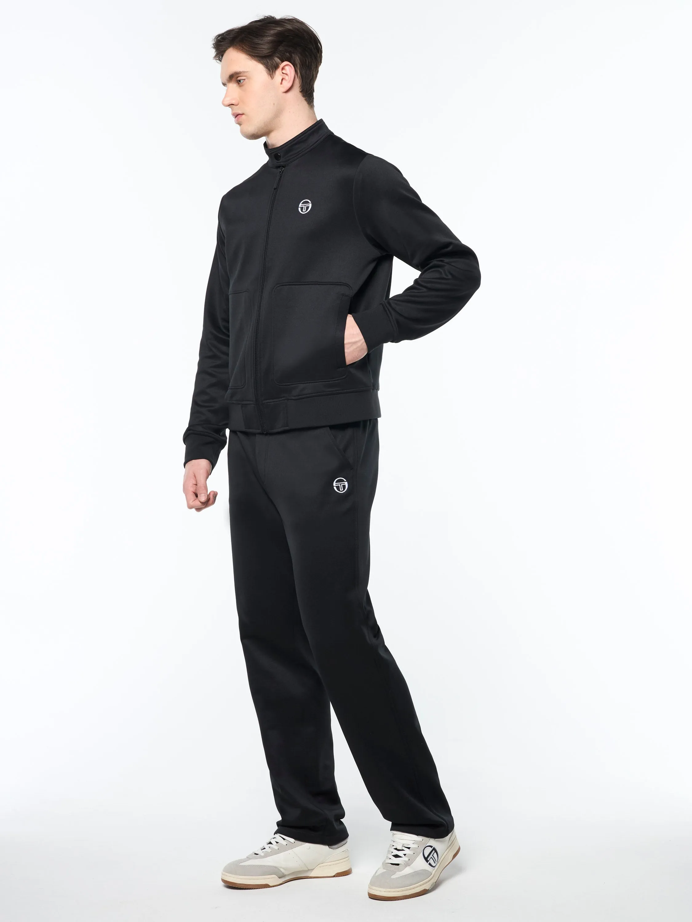 Sandro Track Jacket- Black Beauty sold by Sergio Tacchini product image thumbnail 4