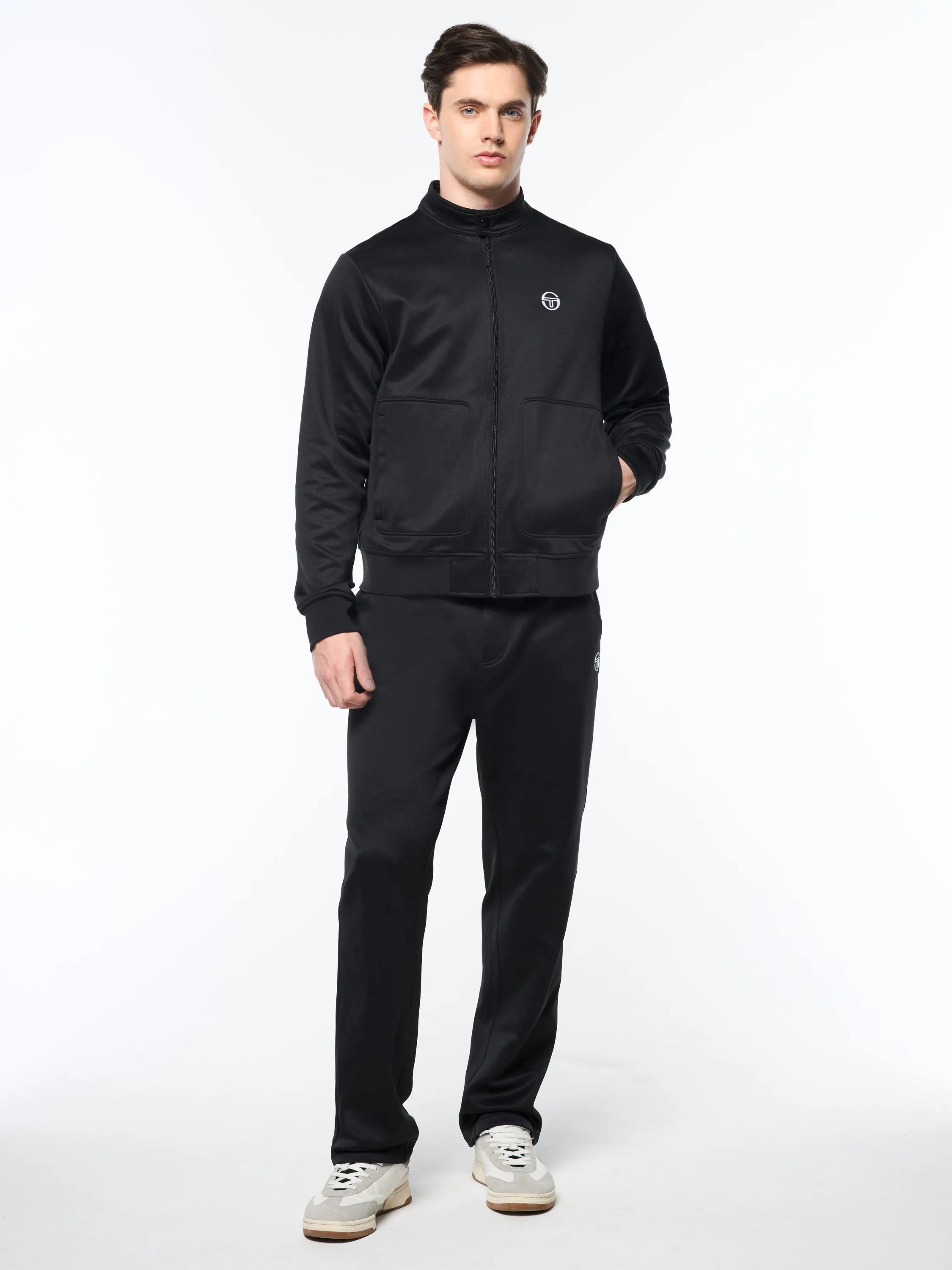Sandro Track Jacket- Black Beauty sold by Sergio Tacchini product image thumbnail 3