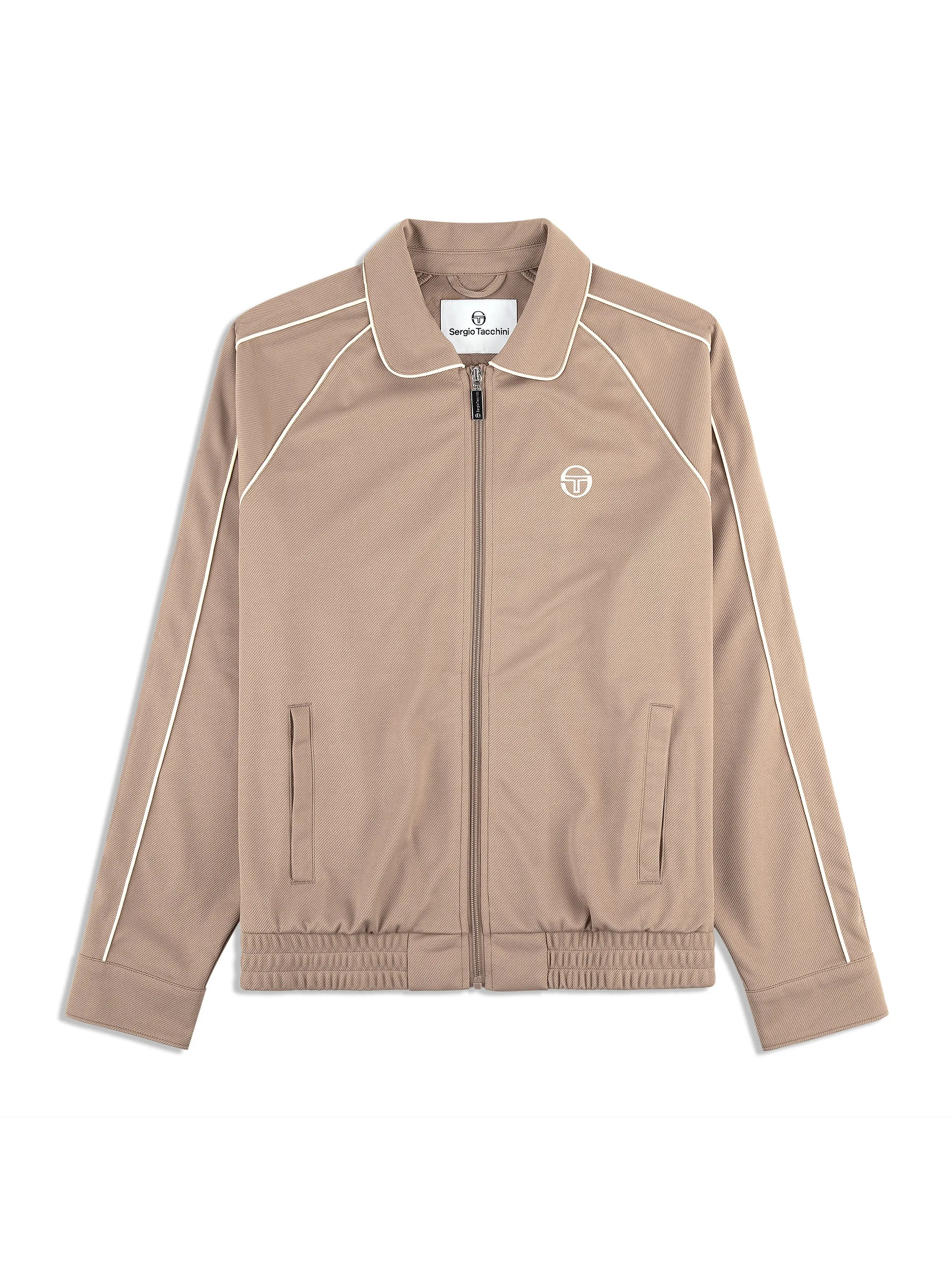 Ettore Track Jacket- Taupe Grey sold by Sergio Tacchini
