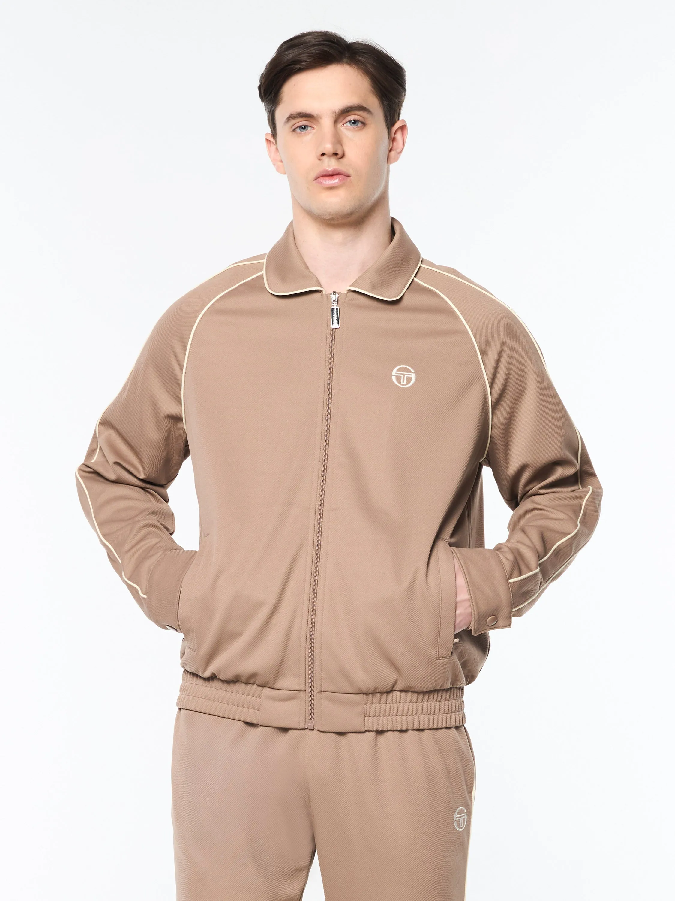 Ettore Track Jacket- Taupe Grey sold by Sergio Tacchini product image thumbnail 2
