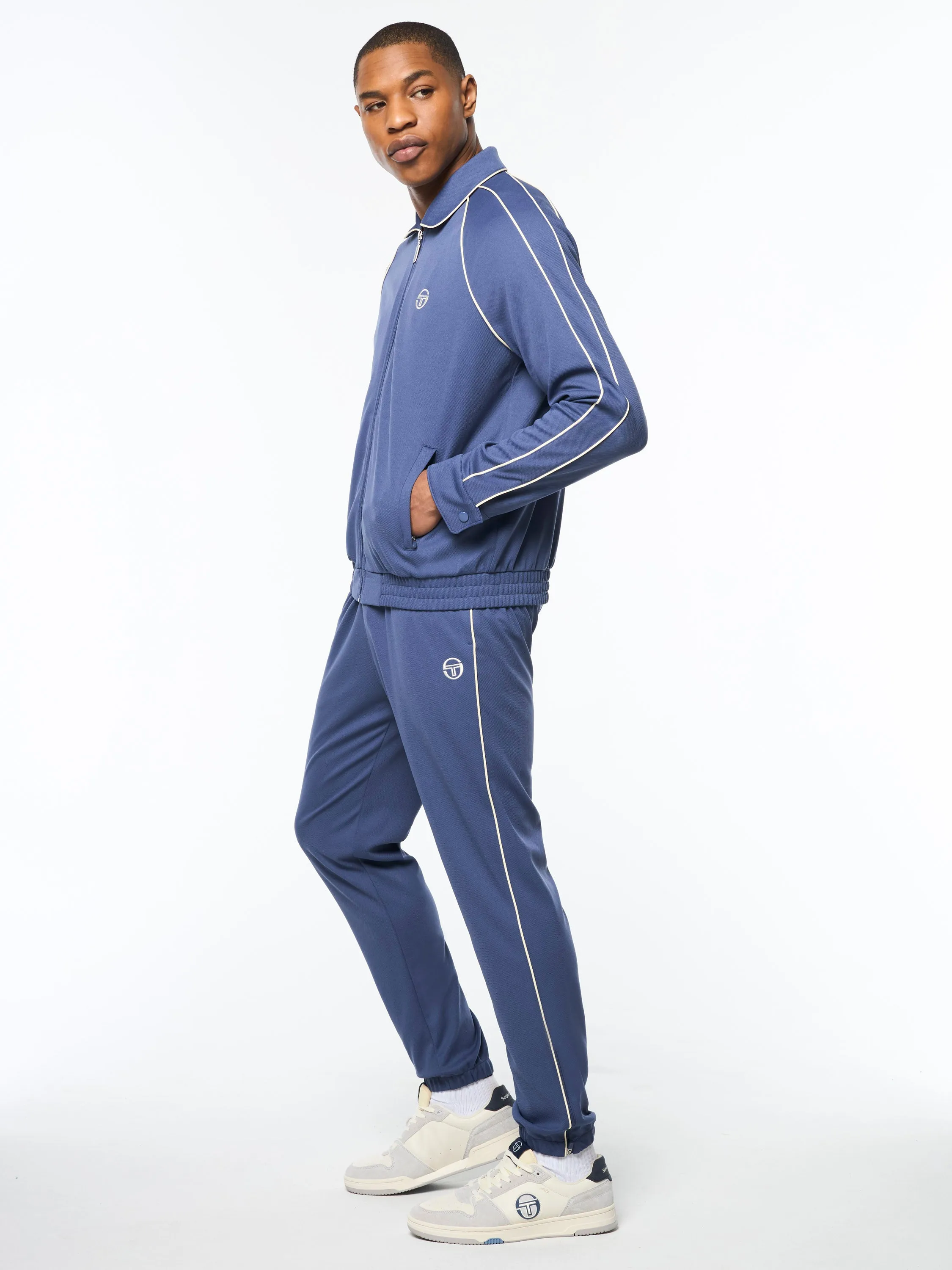 Ettore Track Jacket- Blue Indigo sold by Sergio Tacchini product image thumbnail 4