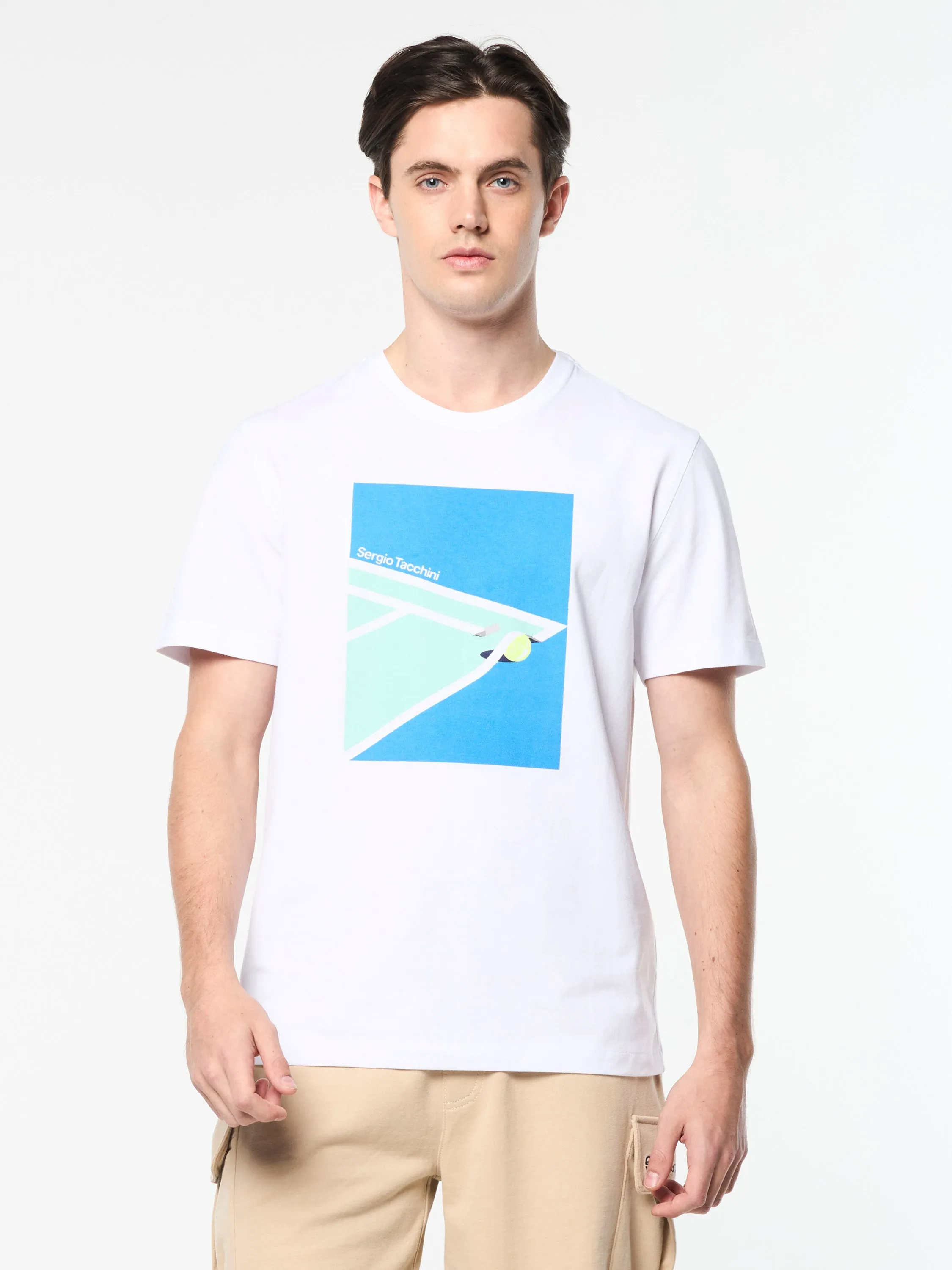 Dante T-Shirt- Brilliant White sold by Sergio Tacchini