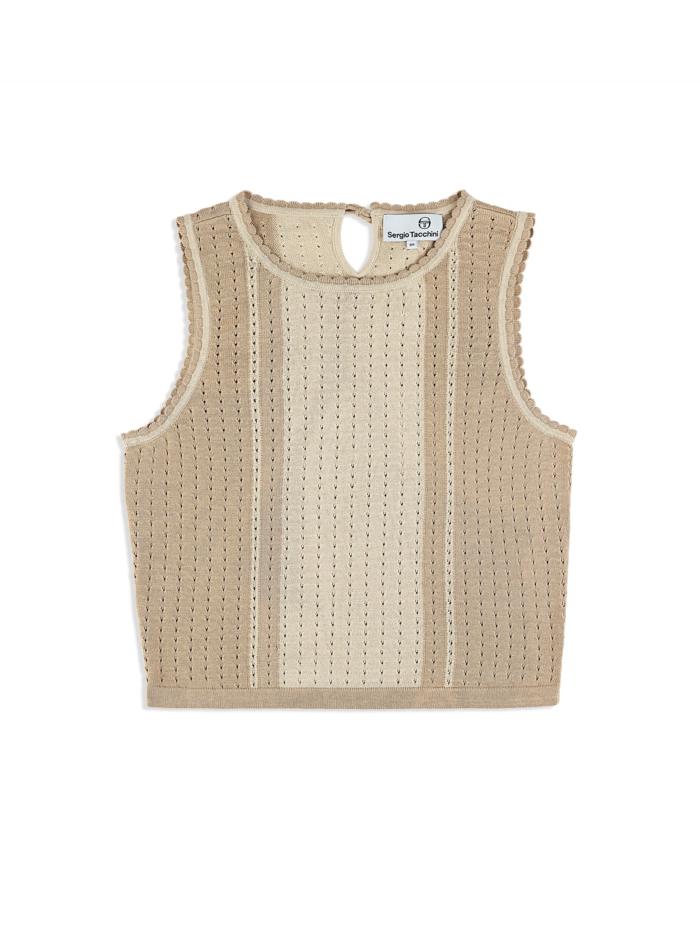 Zola Knit Top- Humus sold by Sergio Tacchini