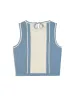 Zola Knit Top- Faded Denim sold by Sergio Tacchini