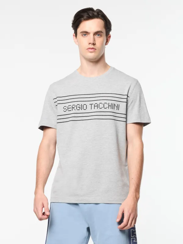 Remo T-Shirt- Heather Grey made by Sergio Tacchini