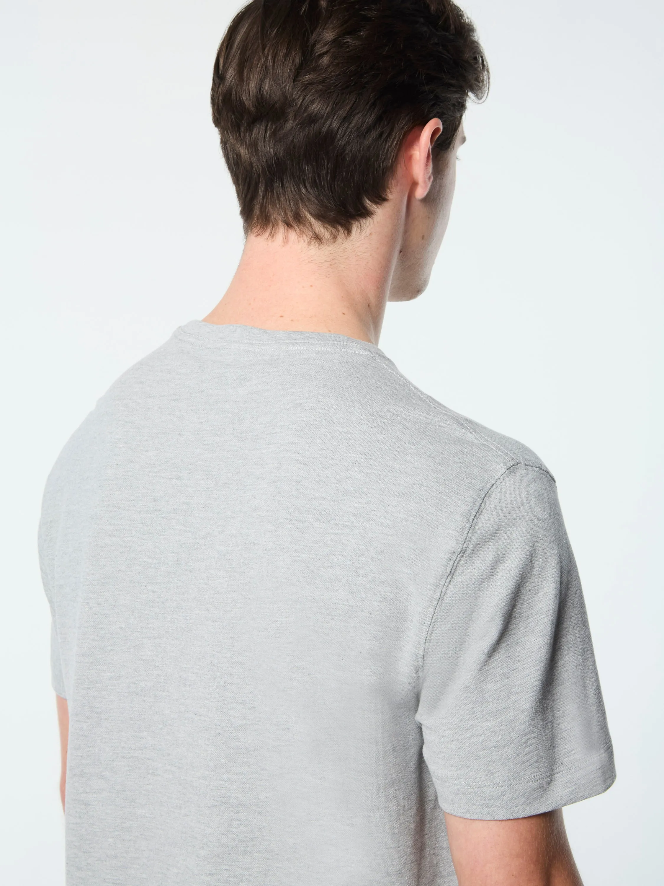Remo T-Shirt- Heather Grey sold by Sergio Tacchini product image thumbnail 5