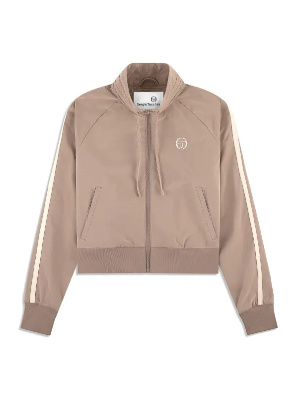 Pippa Track Jacket- Taupe Grey sold by Sergio Tacchini