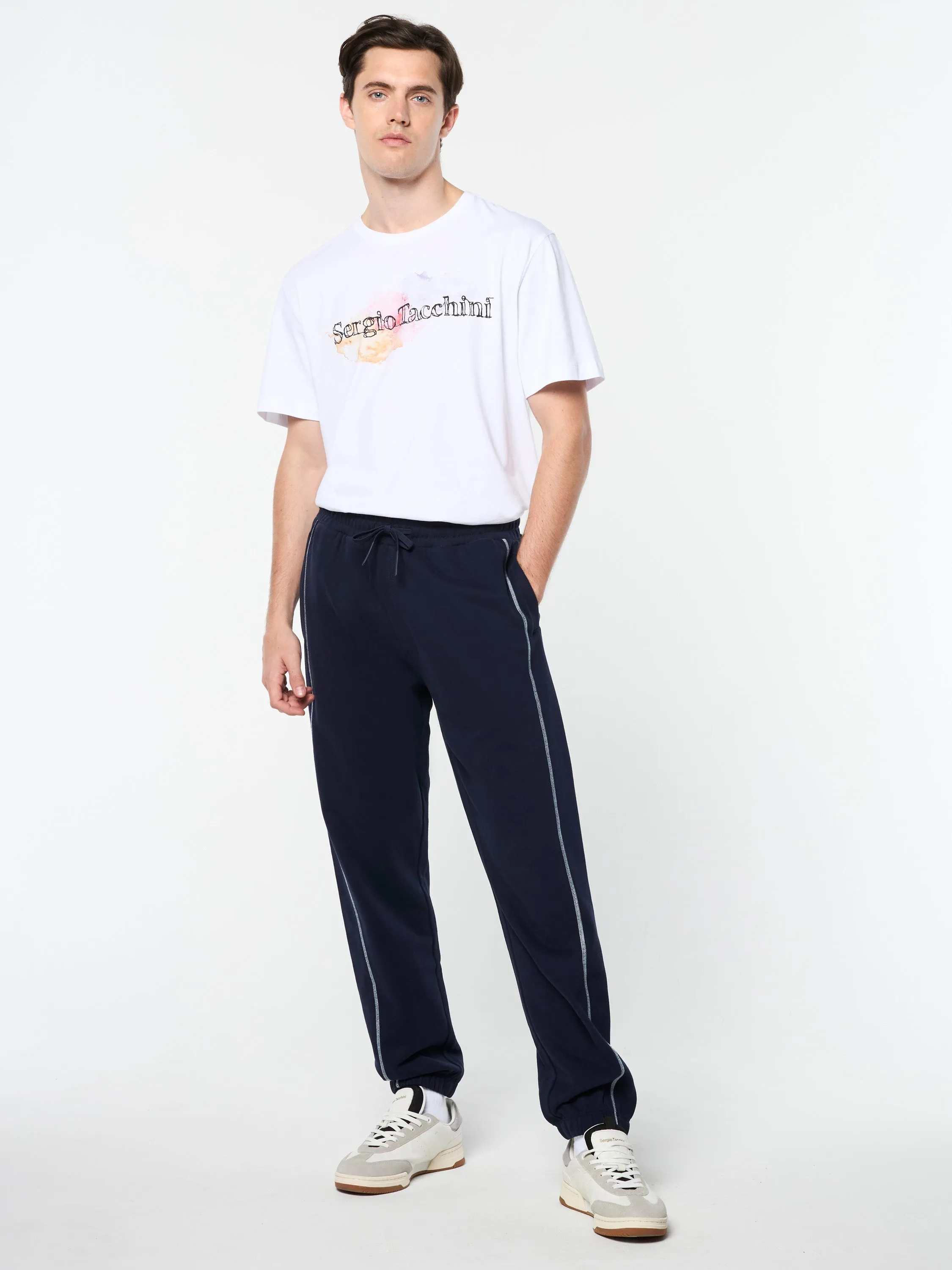 Matteo Sweatpant- Maritime Blue sold by Sergio Tacchini product image thumbnail 3