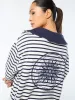 Marina Sailor Collar Sweatshirt- Gardenia sold by Sergio Tacchini