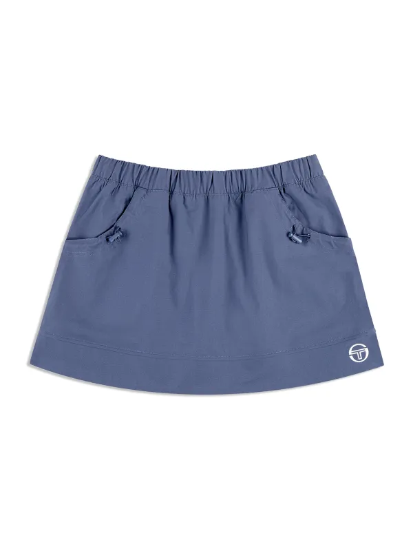Aria Track Skirt- Blue Indigo sold by Sergio Tacchini