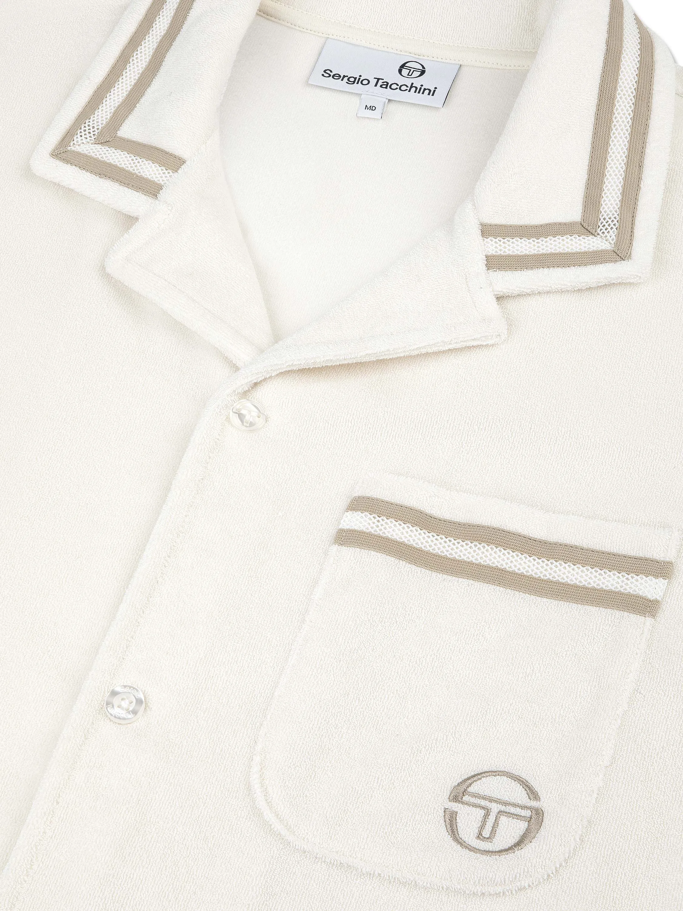 Vitus Terry Cabana Shirt- Gardenia sold by Sergio Tacchini product image thumbnail 5