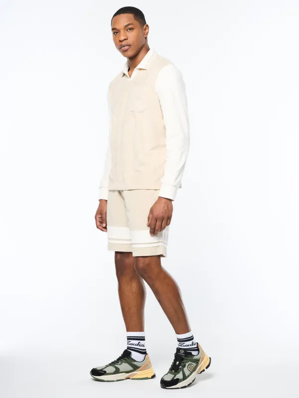 Alvar Long Sleeve Polo- Fog sold by Sergio Tacchini