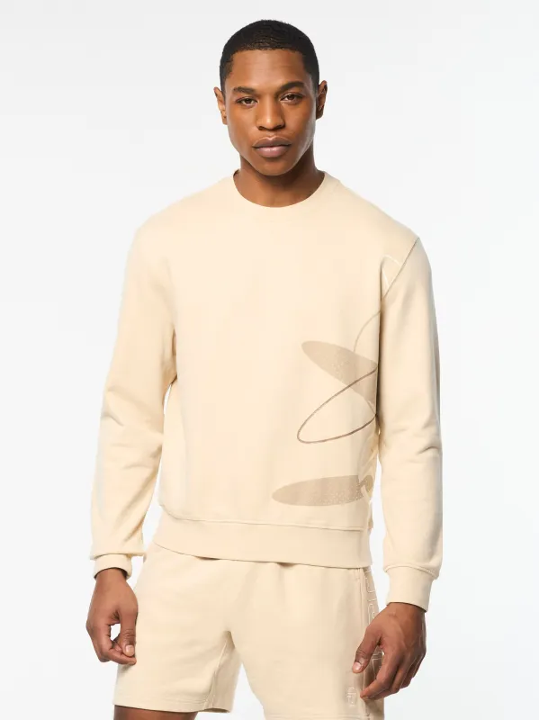 Ciro Crewneck Sweatshirt- Fog made by Sergio Tacchini