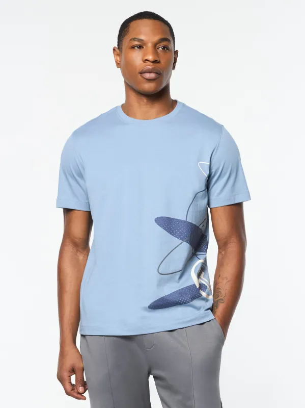 Ciro T-Shirt- Fade Denim sold by Sergio Tacchini