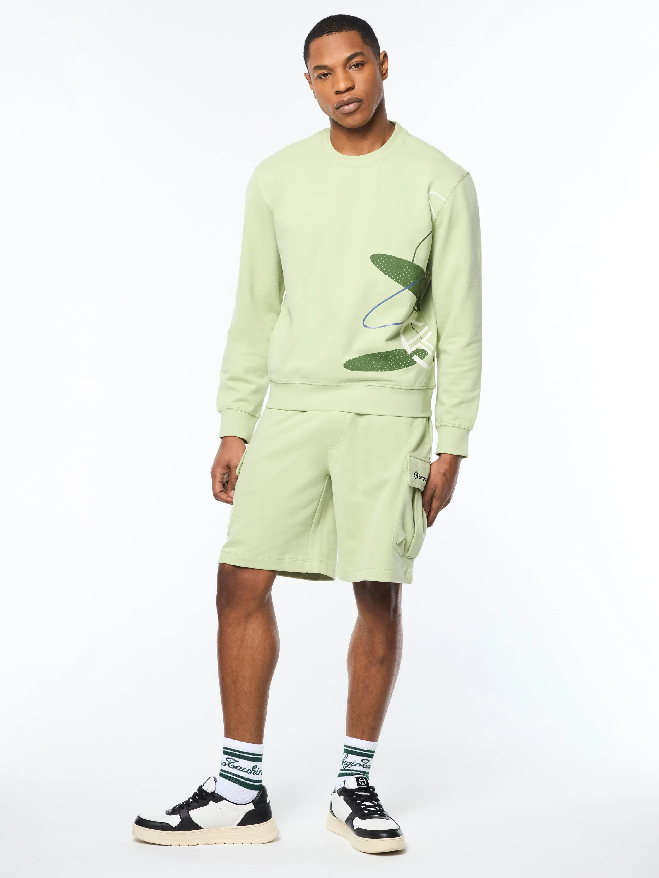 Ciro Crewneck Sweatshirt- Reseda sold by Sergio Tacchini product image thumbnail 3