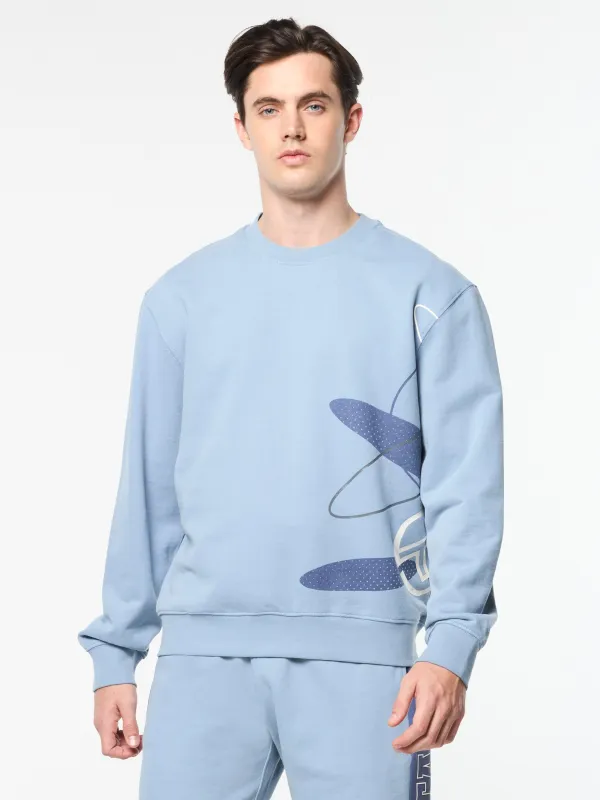 Ciro Crewneck Sweatshirt- Faded Denim sold by Sergio Tacchini