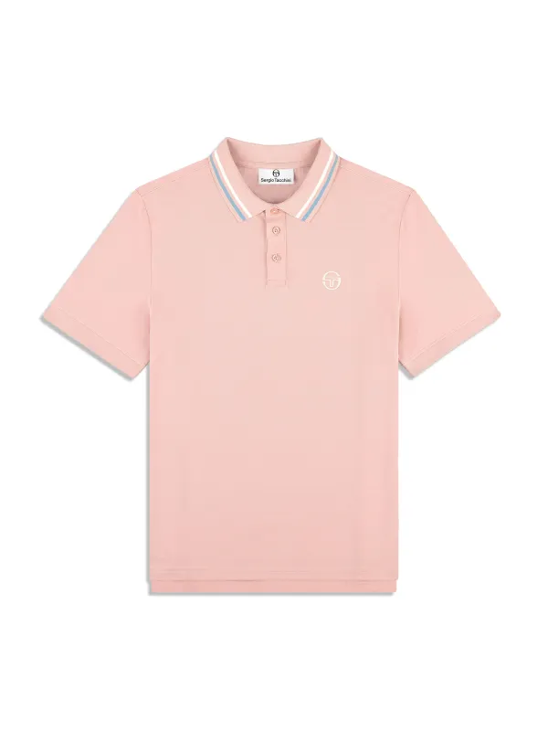 Ciro Piqué Polo- Pale Mauve sold by Sergio Tacchini