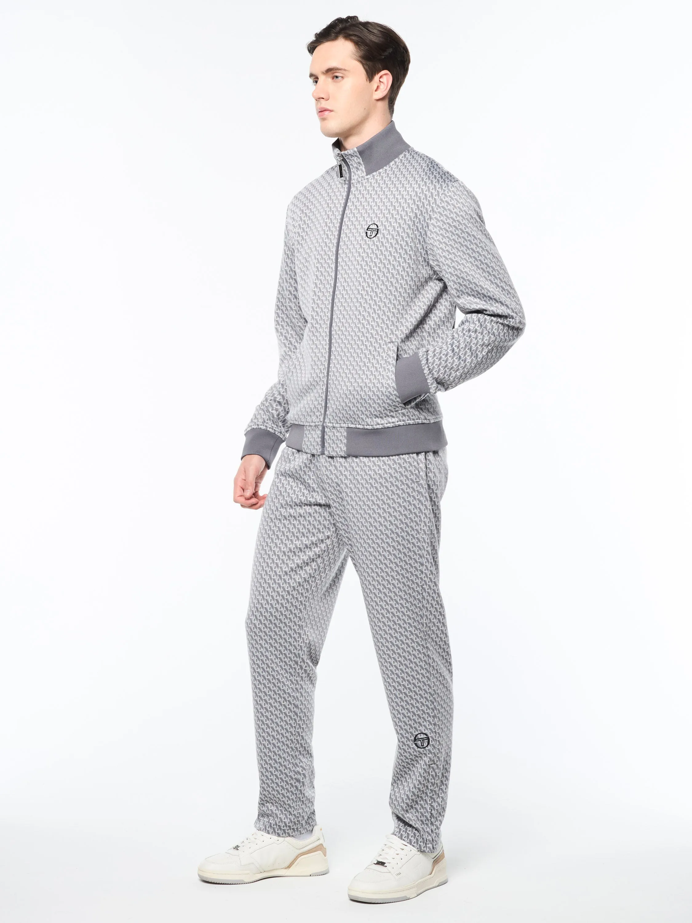Paolo Knit Track Jacket- Quiet Shade sold by Sergio Tacchini product image thumbnail 5