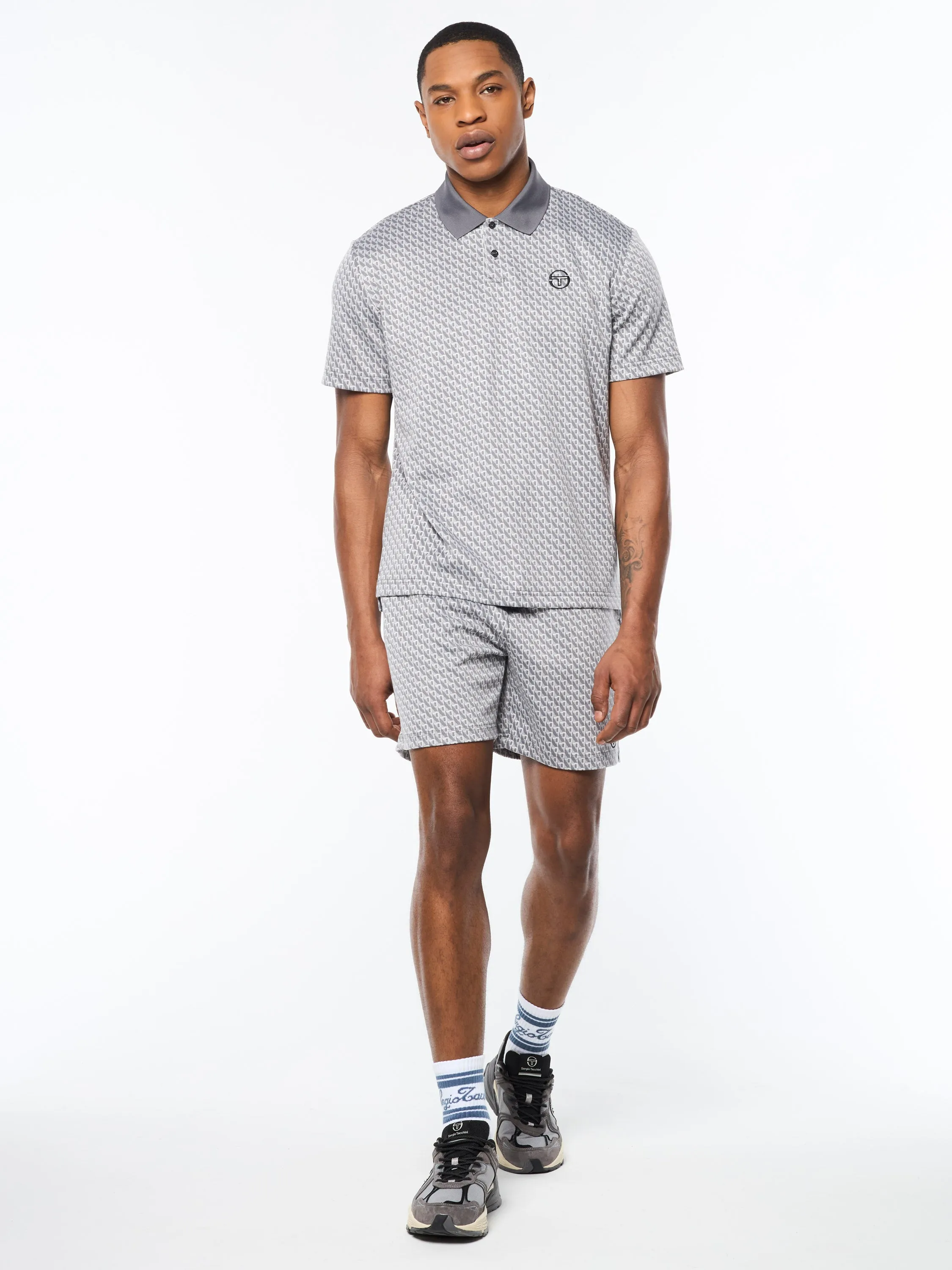 Paolo Knit Polo- Quiet Shade sold by Sergio Tacchini product image thumbnail 3