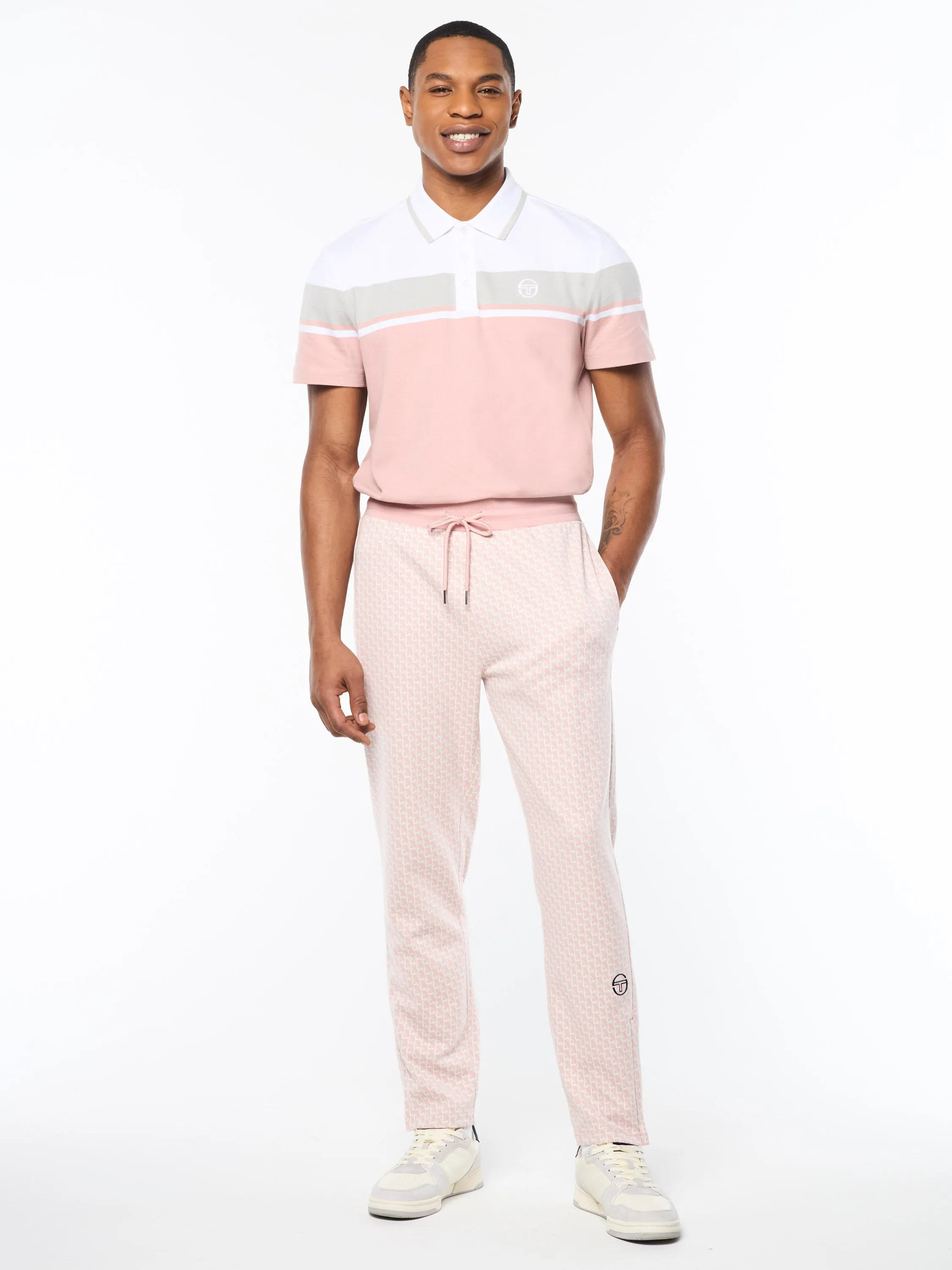 Paolo Knit Track Pant- Pale Mauve sold by Sergio Tacchini product image thumbnail 5