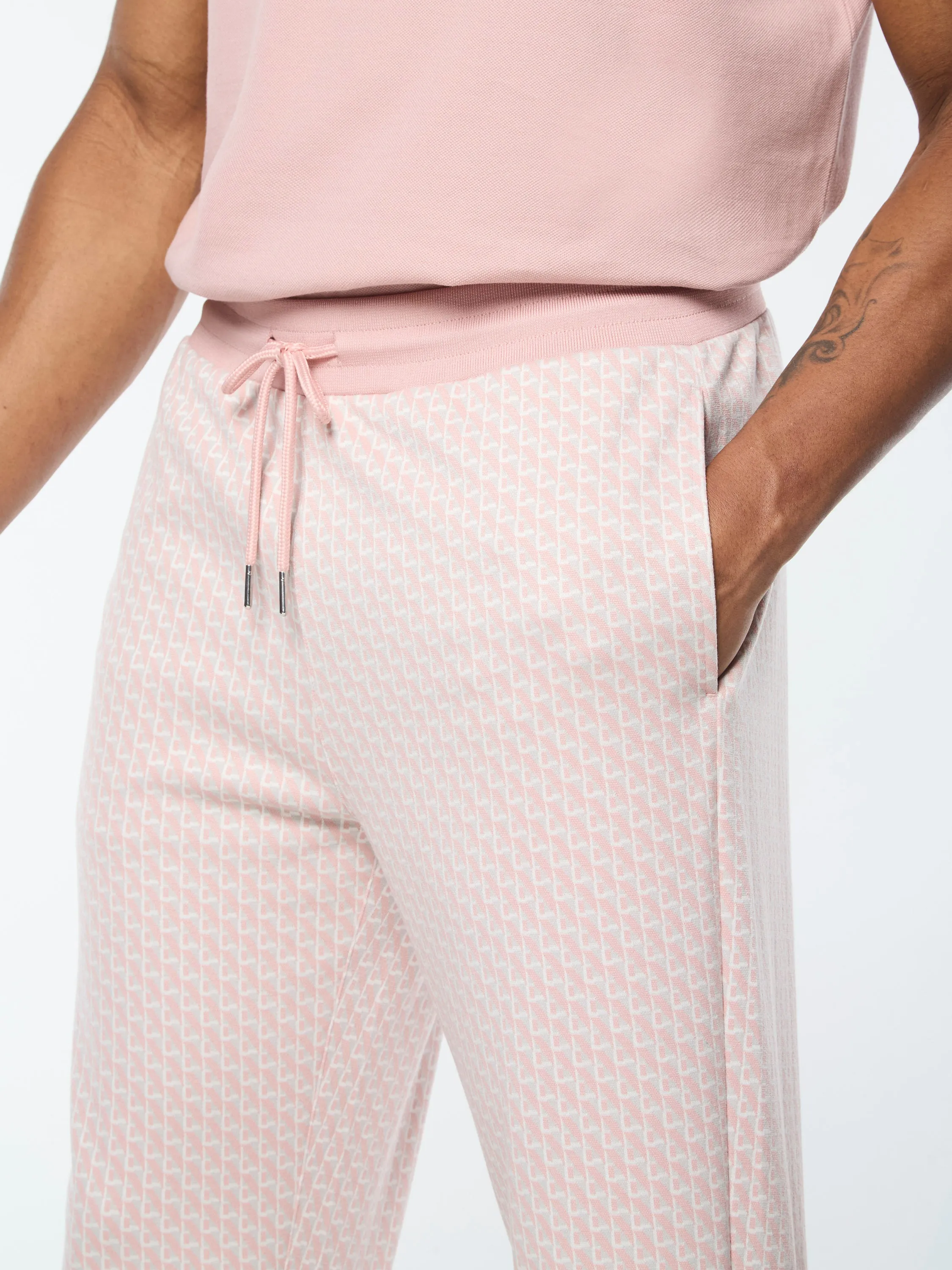 Paolo Knit Track Pant- Pale Mauve sold by Sergio Tacchini product image thumbnail 3