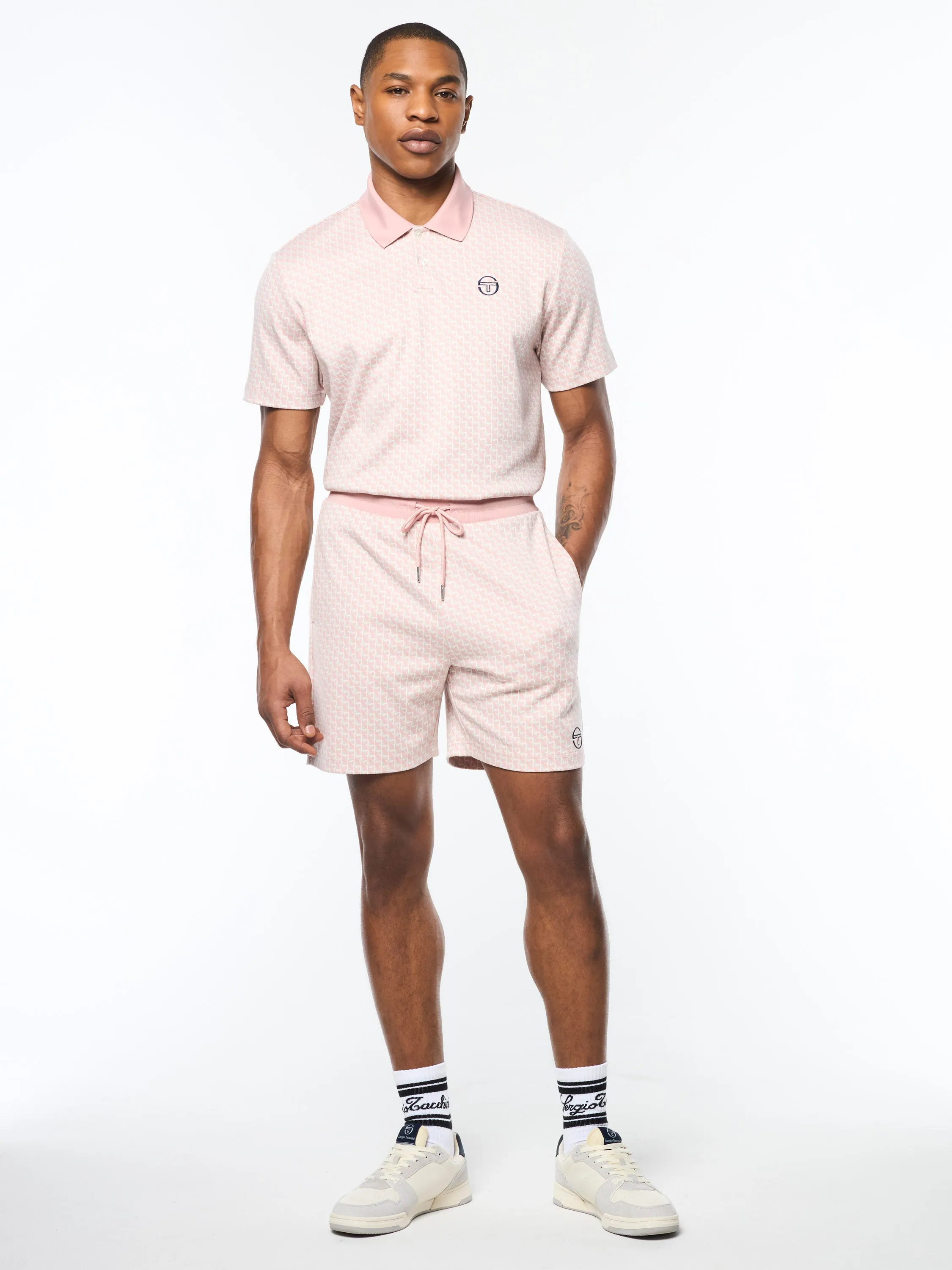 Paolo Knit Shorts- Pale Mauve sold by Sergio Tacchini product image thumbnail 3