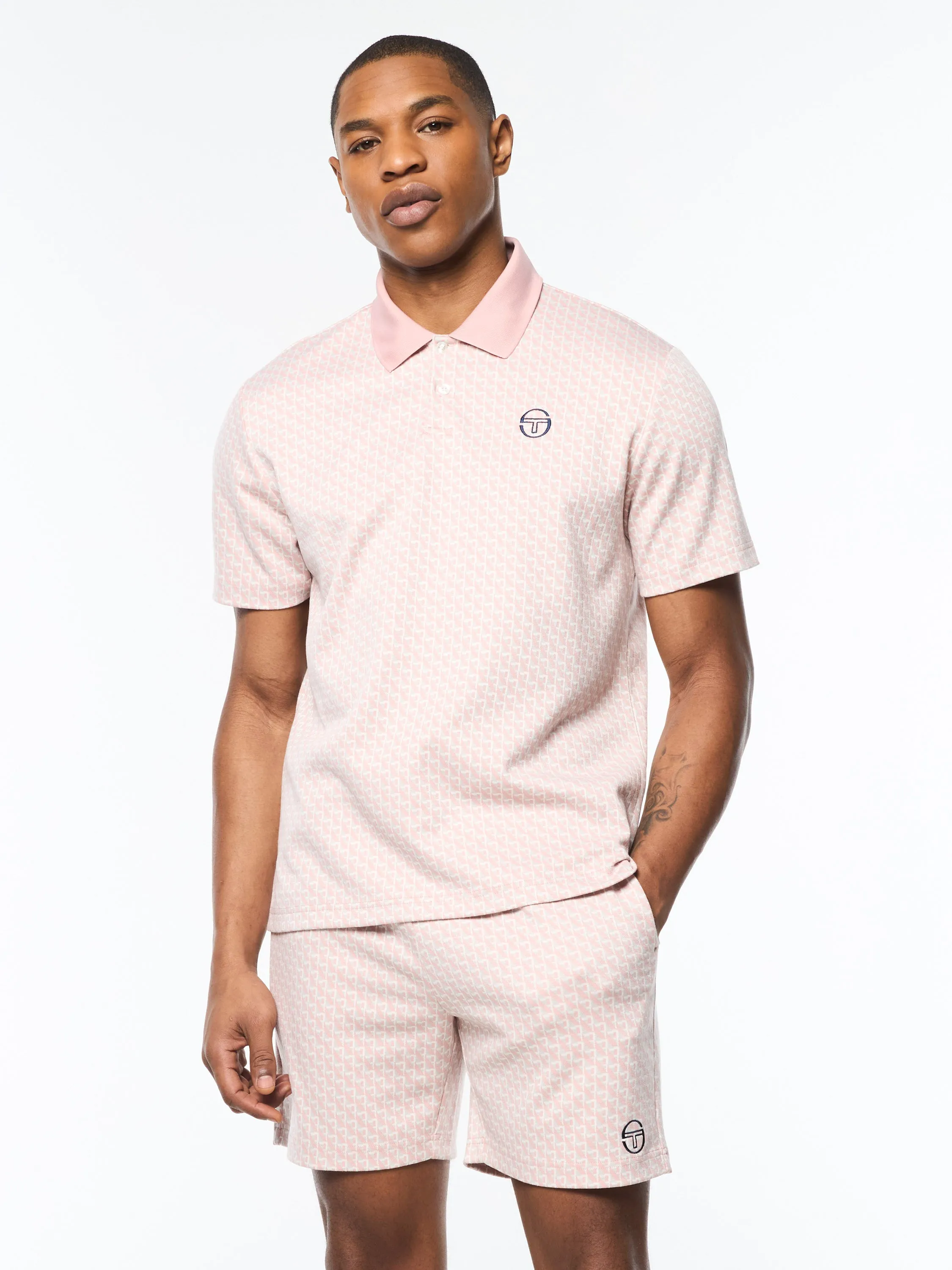 Paolo Knit Polo- Pale Mauve sold by Sergio Tacchini product image thumbnail 2