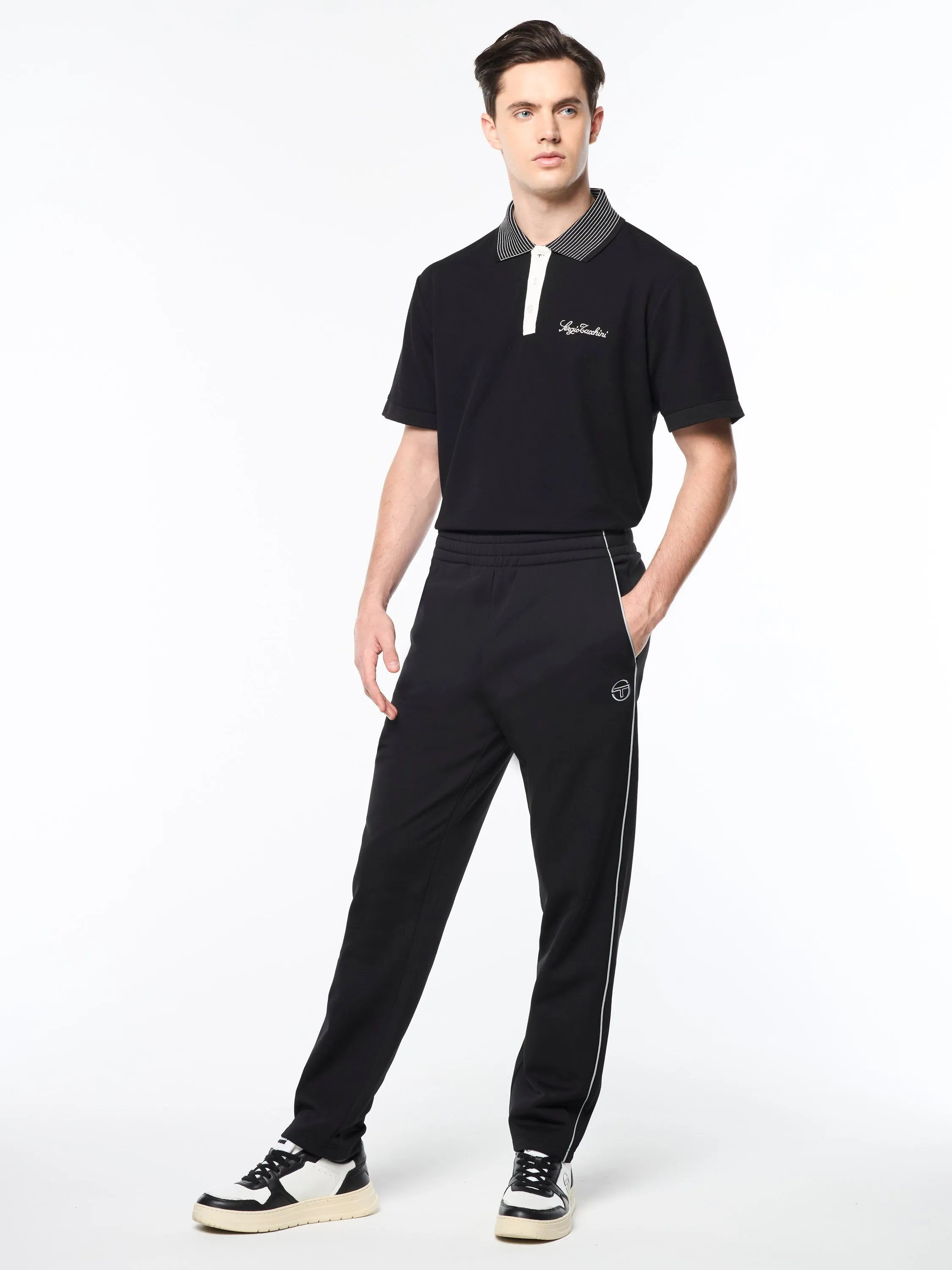 Olmi Track Pant- Black Beauty sold by Sergio Tacchini product image thumbnail 4
