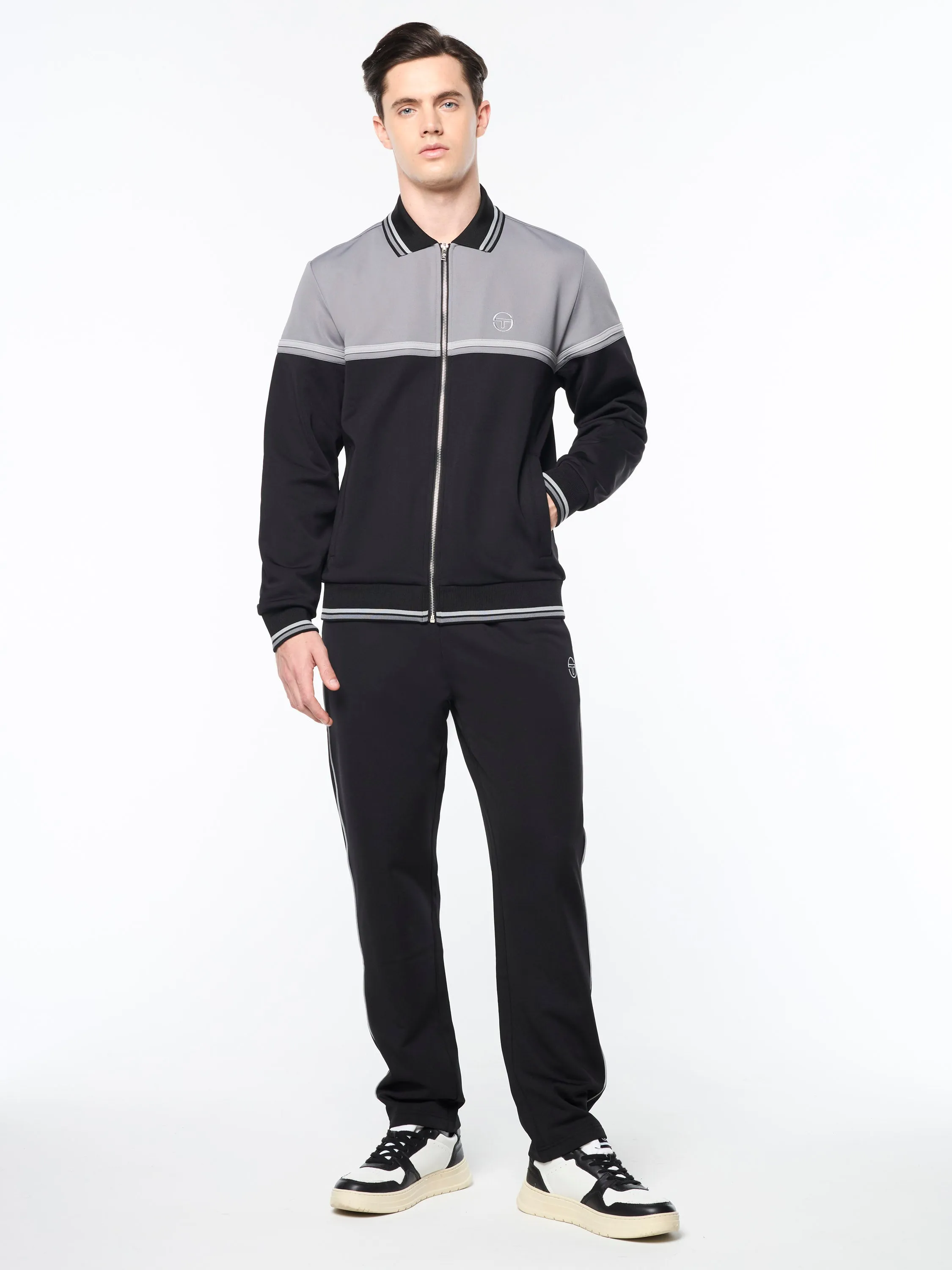 Olmi Track Jacket- Black Beauty sold by Sergio Tacchini product image thumbnail 3