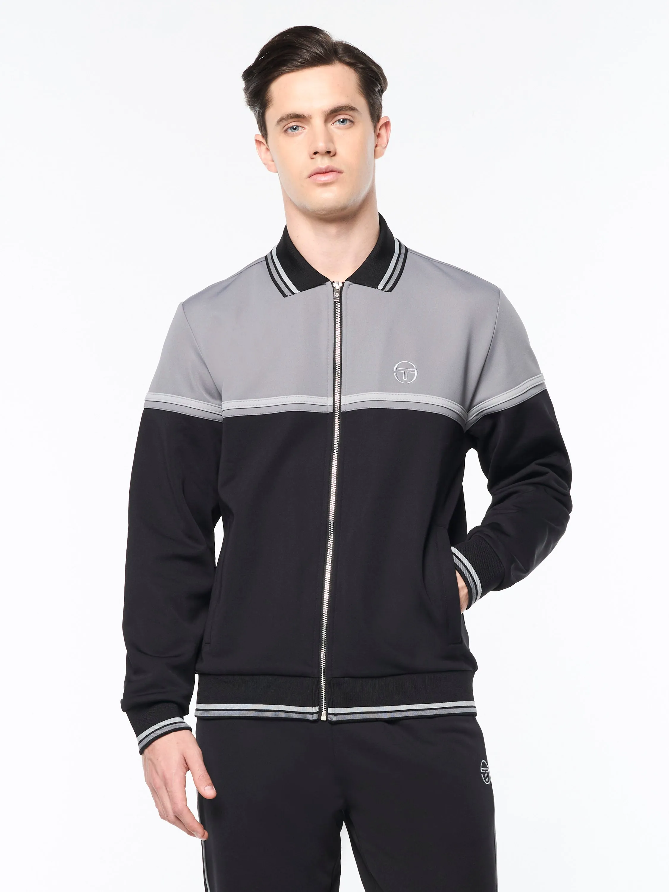 Olmi Track Jacket- Black Beauty sold by Sergio Tacchini product image thumbnail 2