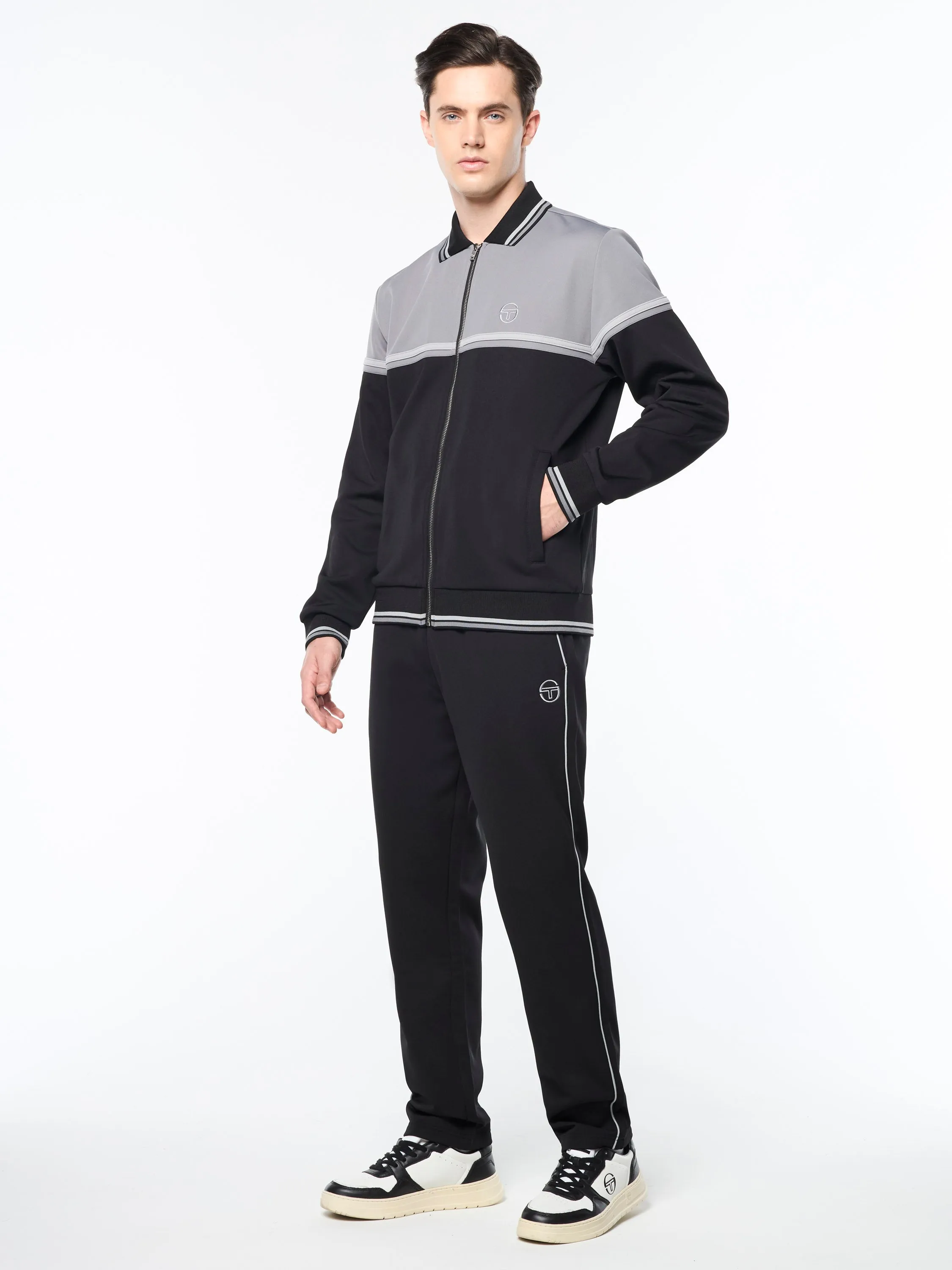 Olmi Track Jacket- Black Beauty sold by Sergio Tacchini product image thumbnail 4