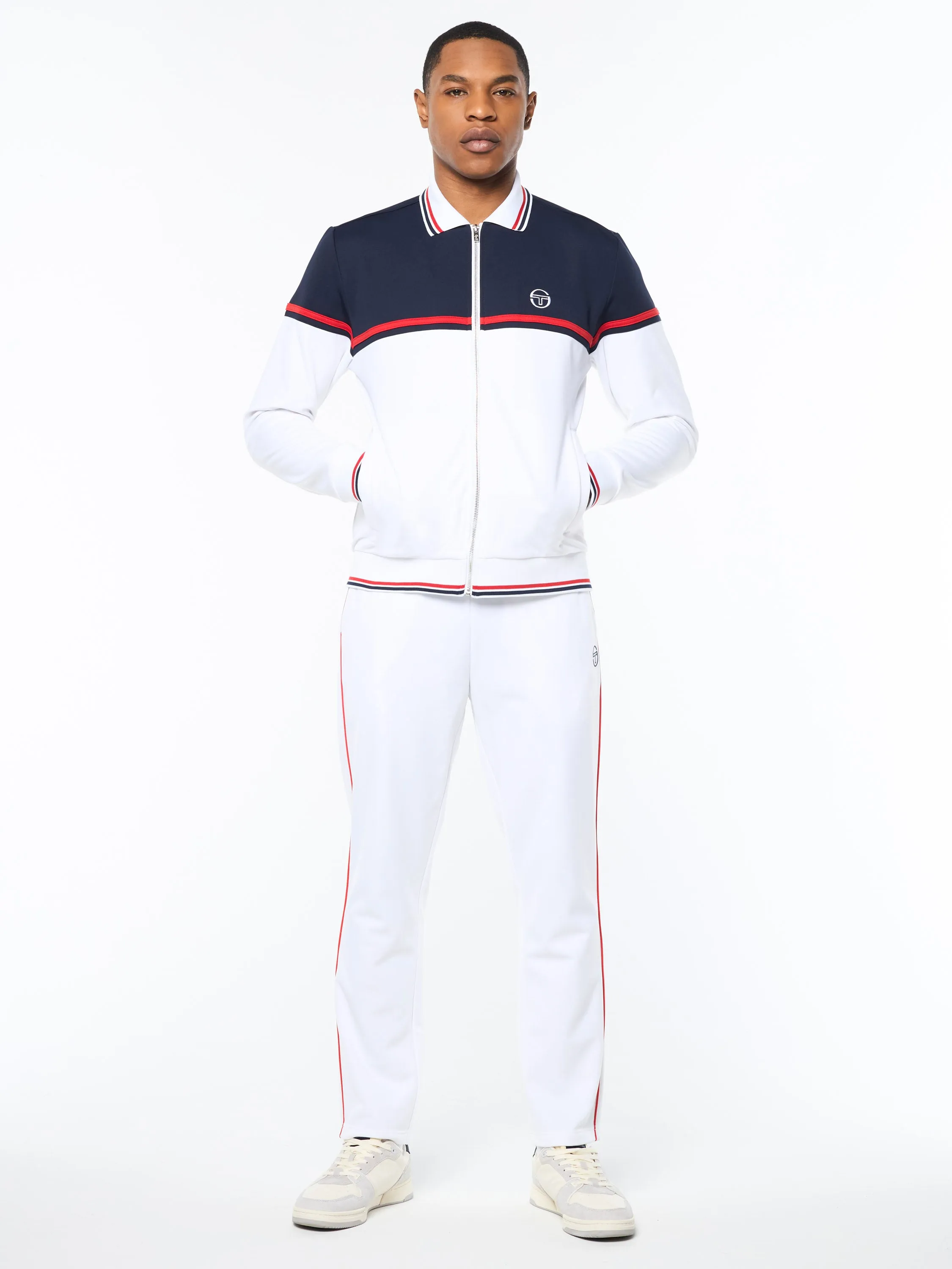 Olmi Track Jacket- Brilliant White sold by Sergio Tacchini product image thumbnail 3