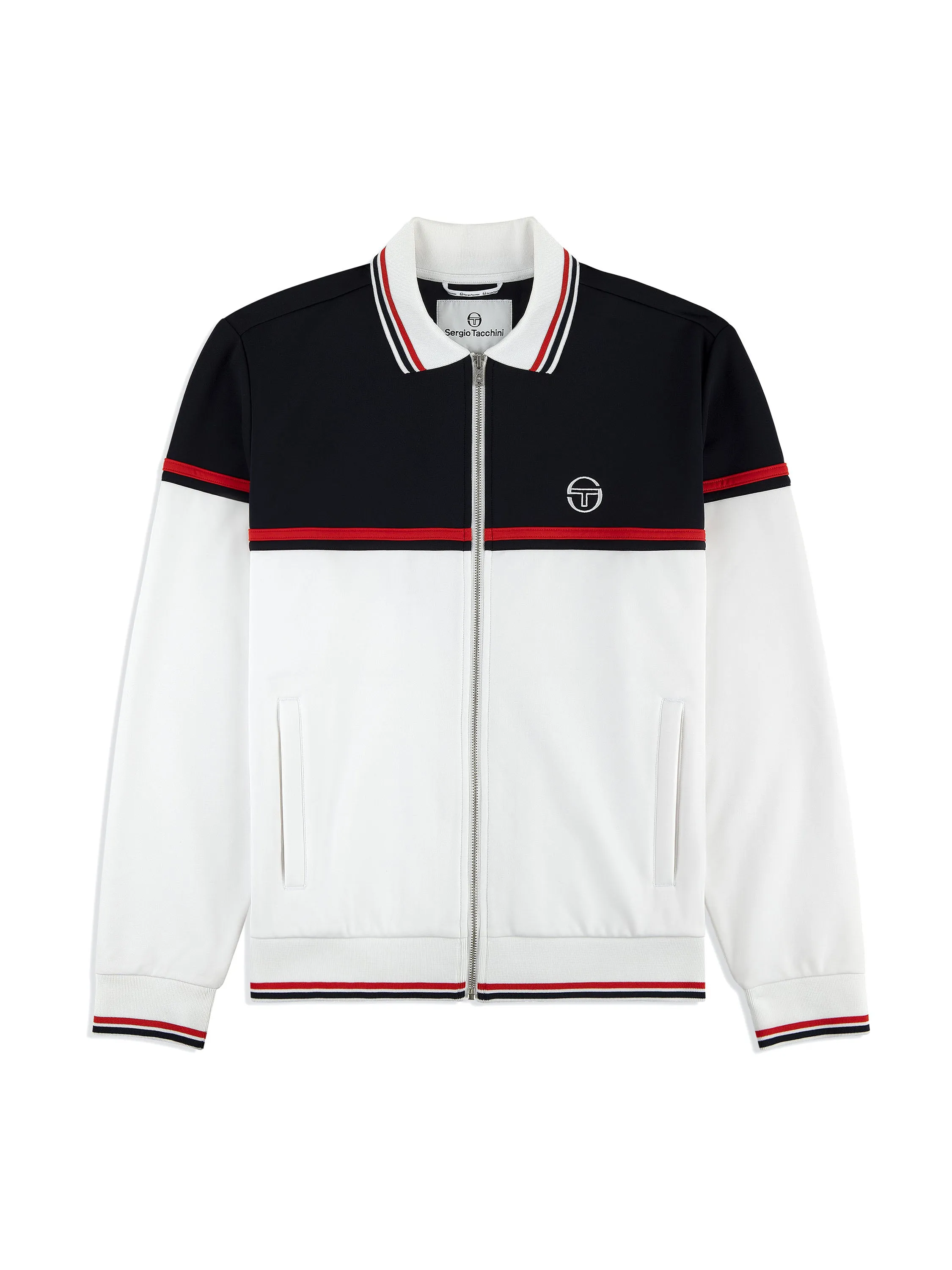 Olmi Track Jacket- Brilliant White sold by Sergio Tacchini
