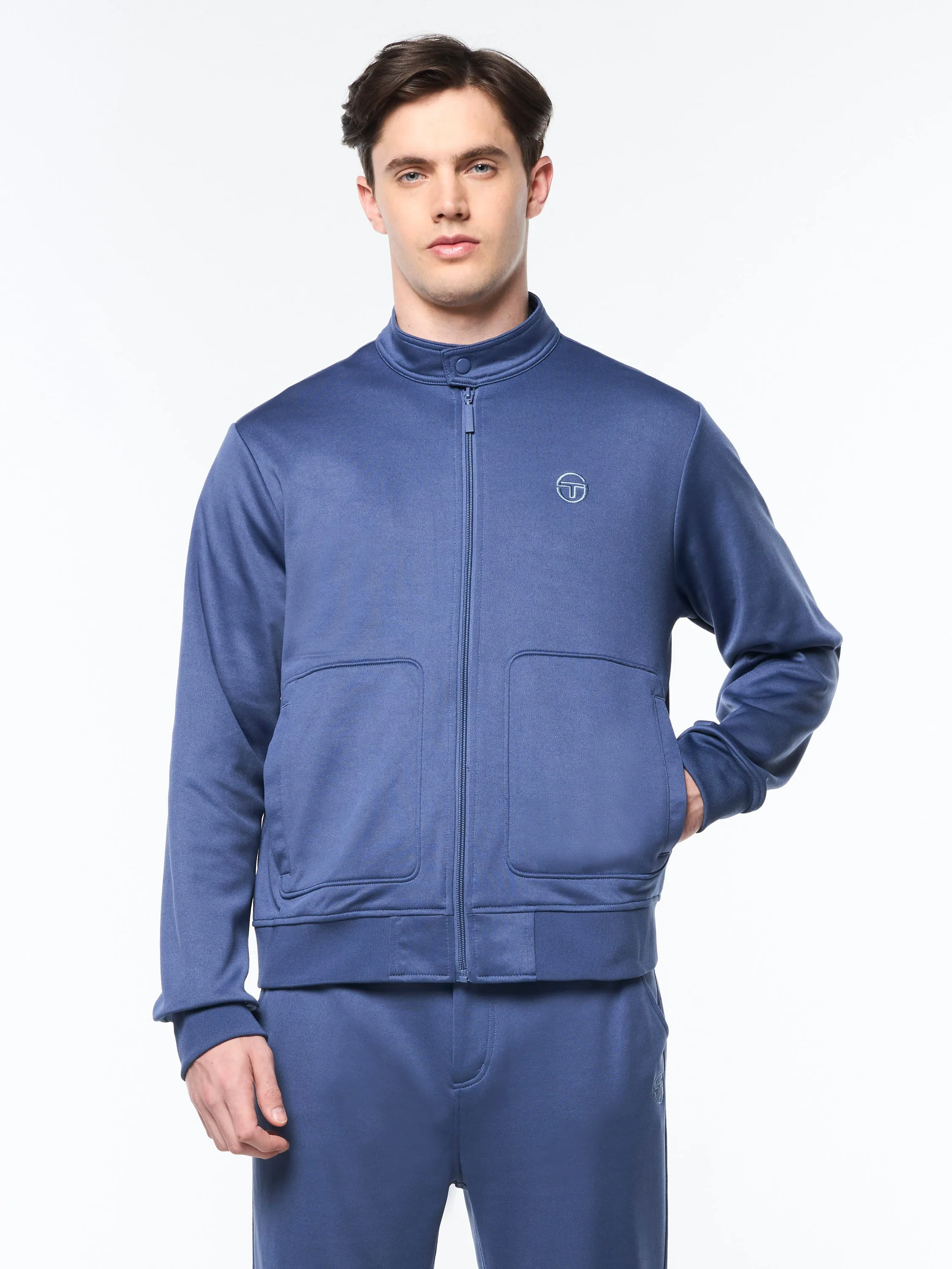 Sandro Track Jacket- Blue Indigo sold by Sergio Tacchini product image thumbnail 2