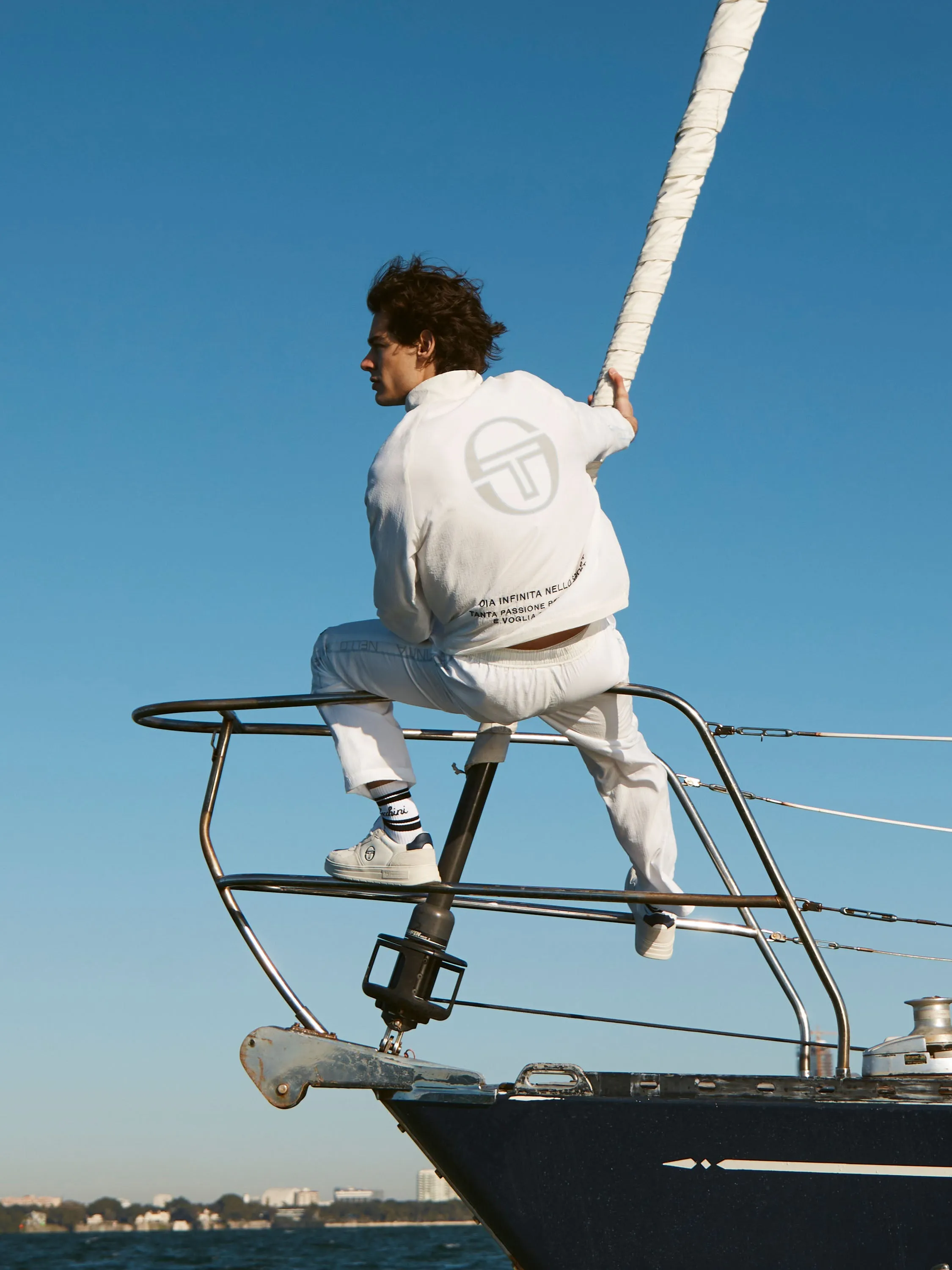 Faro Track Jacket- Gardenia sold by Sergio Tacchini product image thumbnail 2