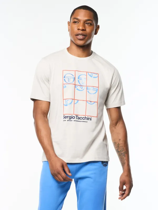 Vincere T-Shirt- Quiet Grey sold by Sergio Tacchini