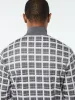 Damarindo Check Track Jacket- Quiet Grey sold by Sergio Tacchini