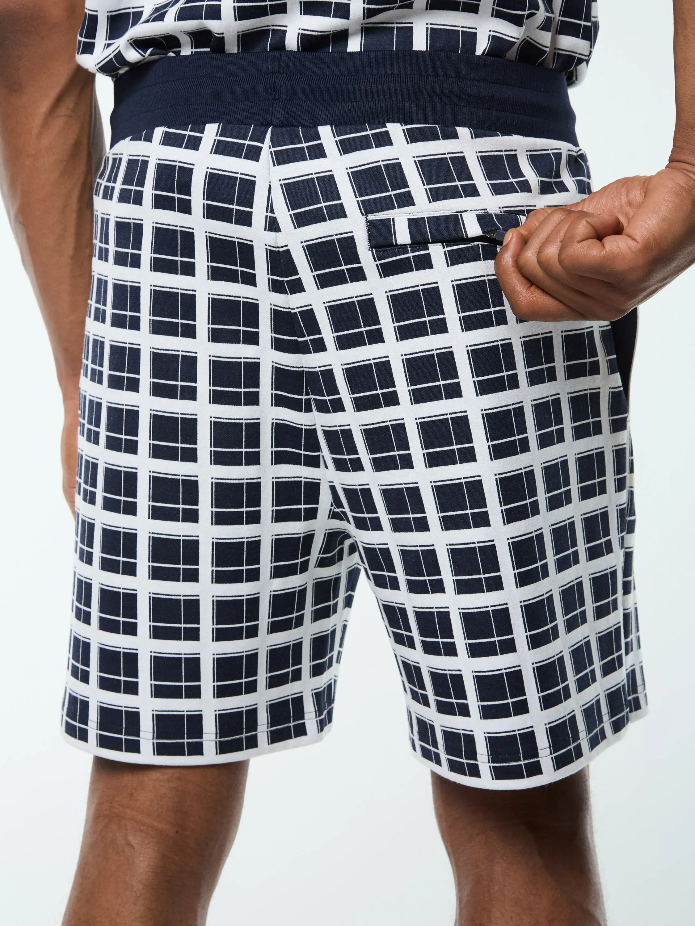 Damarindo Check Short- Maritime Blue sold by Sergio Tacchini product image thumbnail 5
