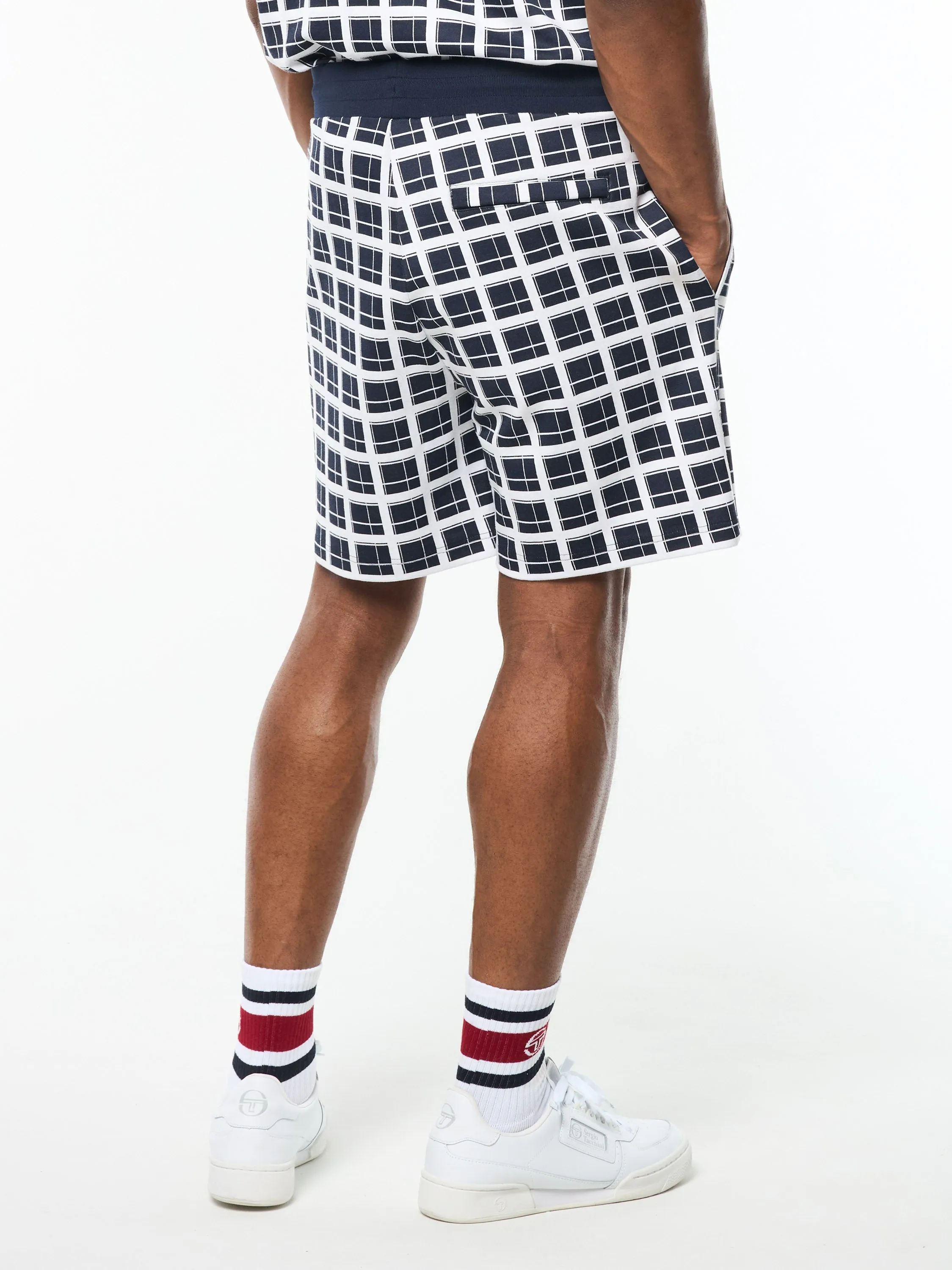 Damarindo Check Short- Maritime Blue sold by Sergio Tacchini product image thumbnail 3