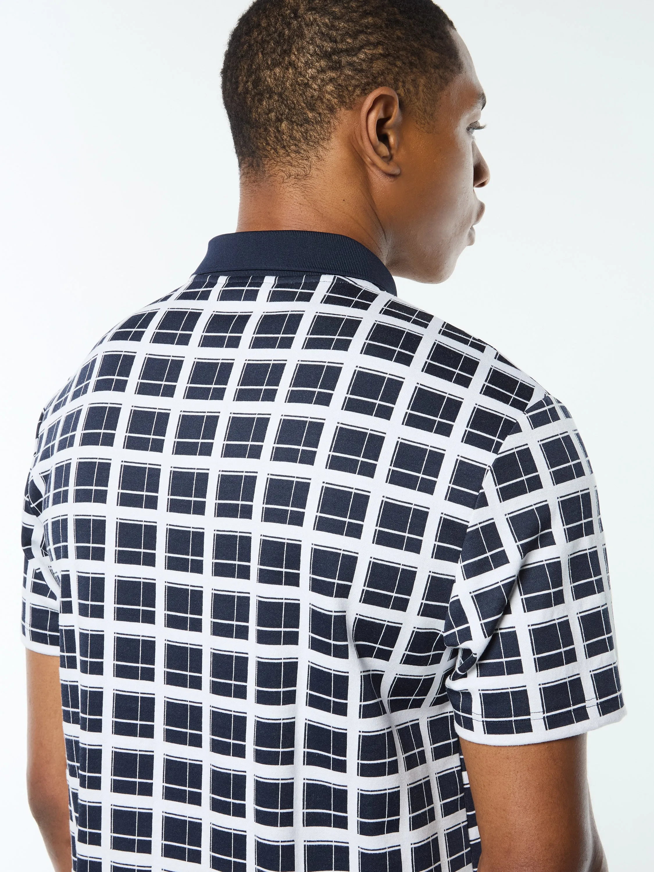 Damarindo Check Polo- Maritime Blue sold by Sergio Tacchini product image thumbnail 5