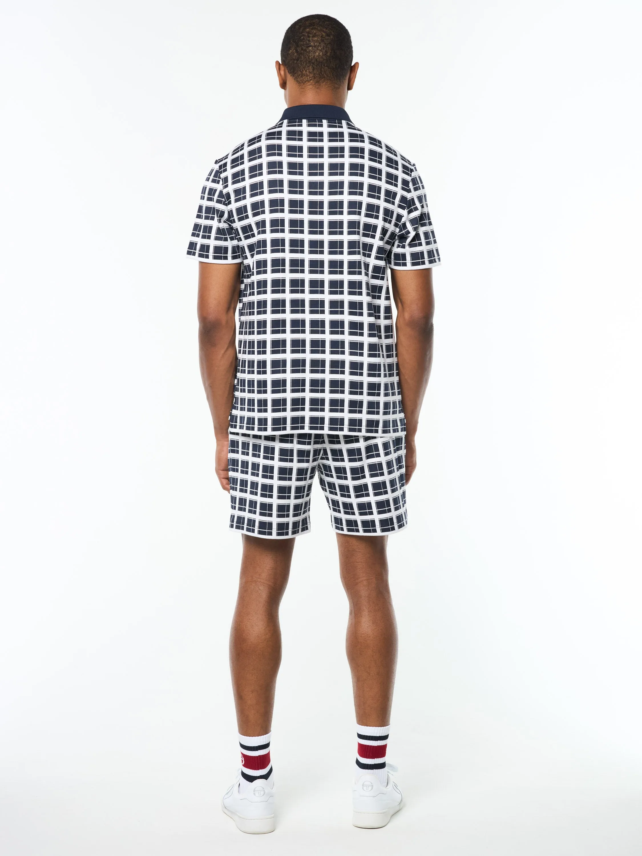 Damarindo Check Polo- Maritime Blue sold by Sergio Tacchini product image thumbnail 4