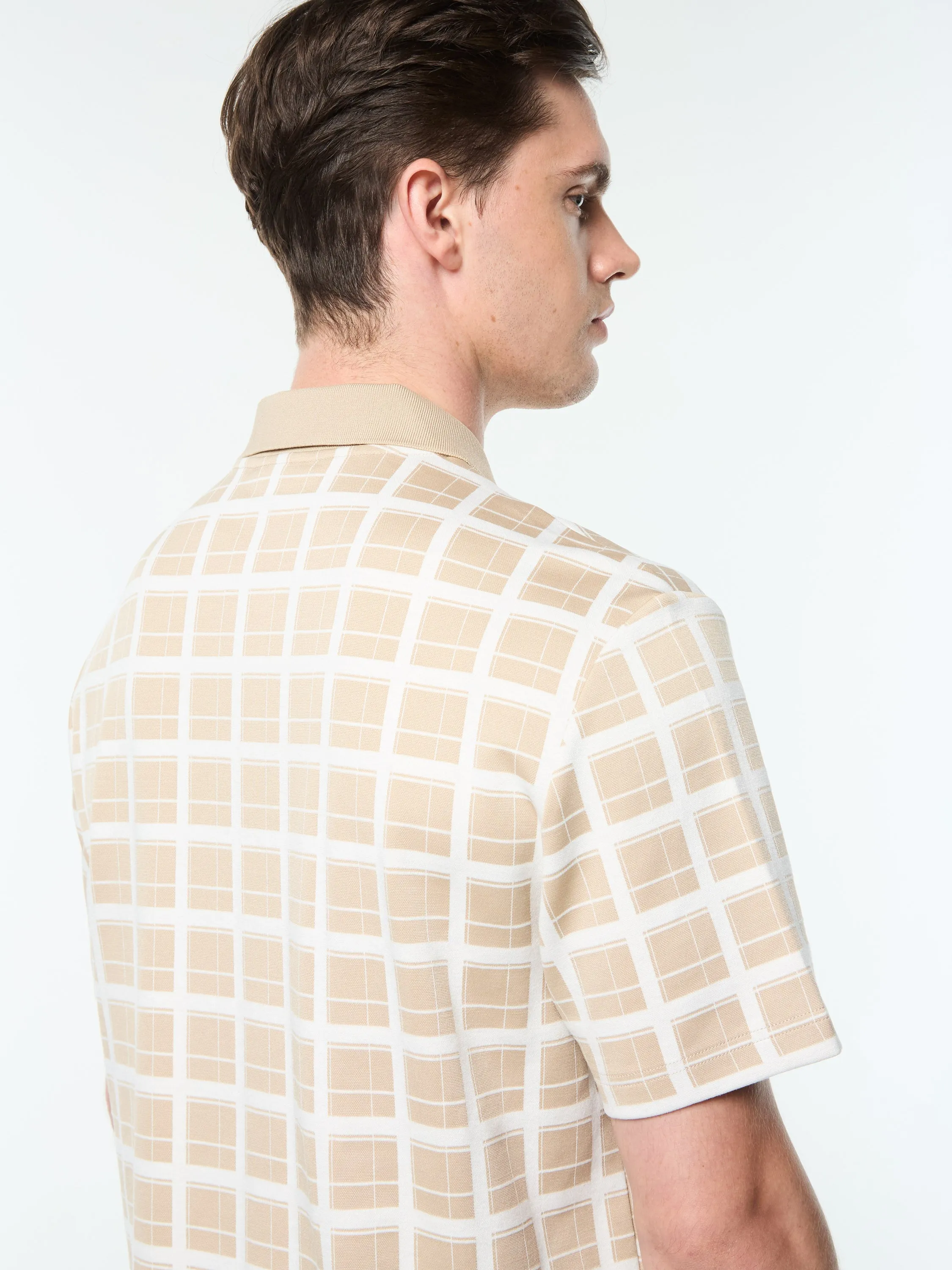 Damarindo Check Polo- Humus sold by Sergio Tacchini product image thumbnail 5