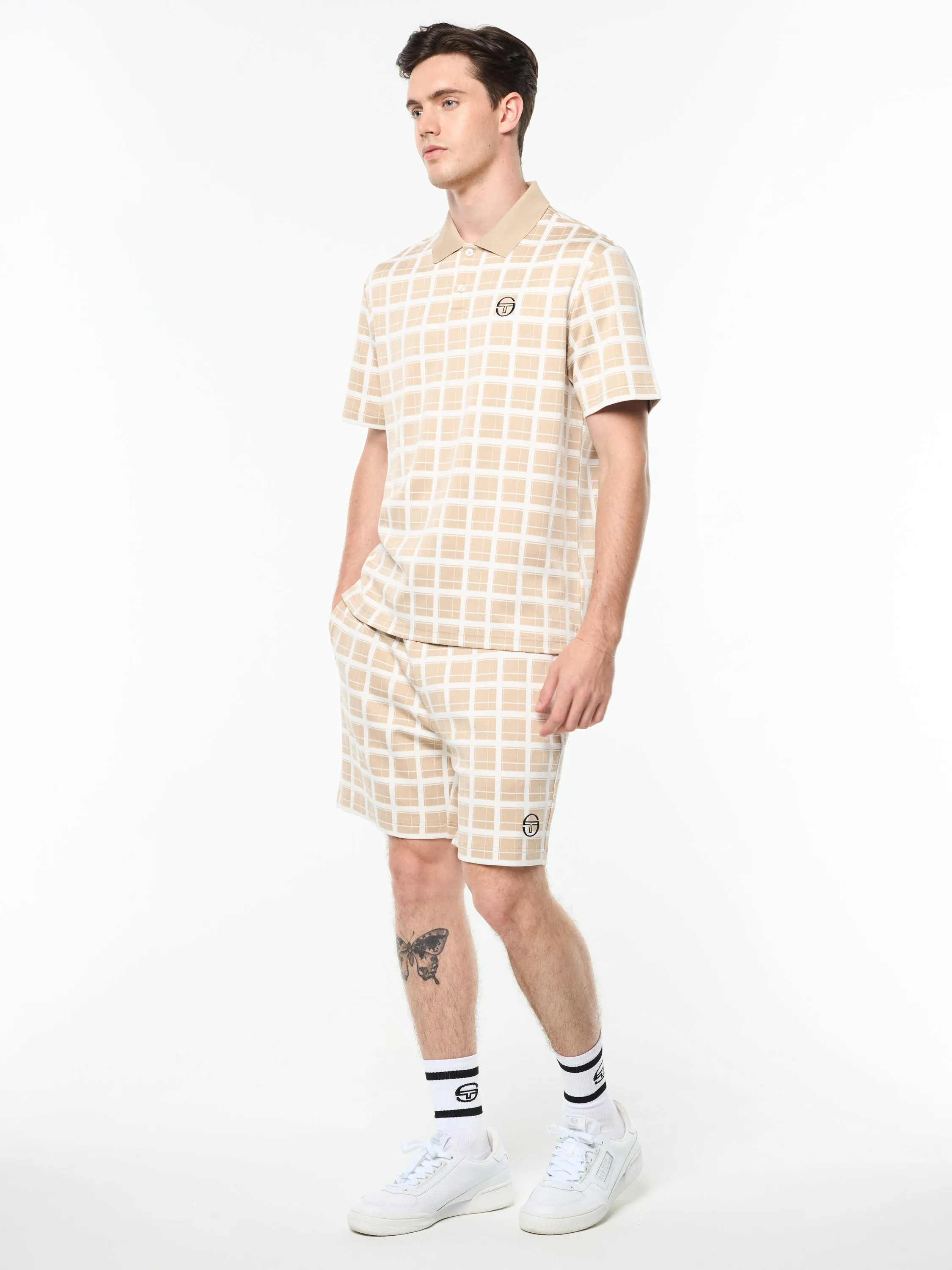 Damarindo Check Polo- Humus sold by Sergio Tacchini product image thumbnail 3
